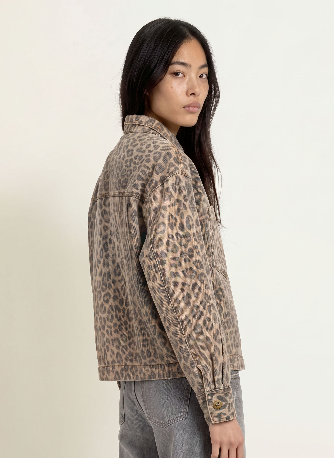 GRACE & MILA Veste en jean ADRIANA: LEO