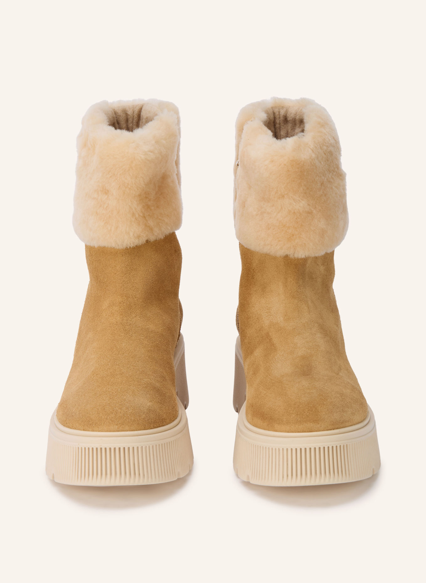 BOGNER Boots TURIN 6 D: BEIGE / GOLD