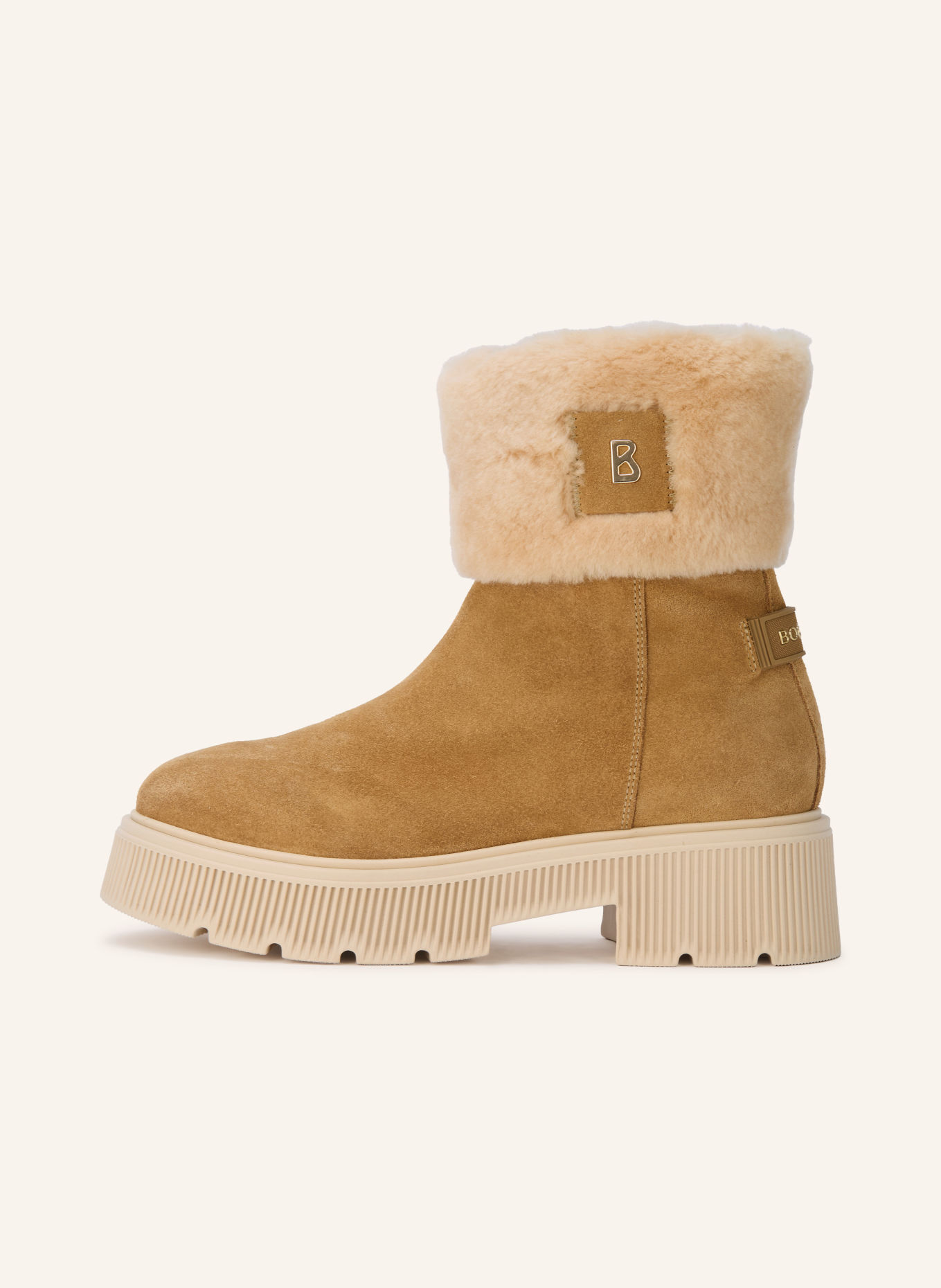 BOGNER Boots TURIN 6 D: BEIGE / GOLD