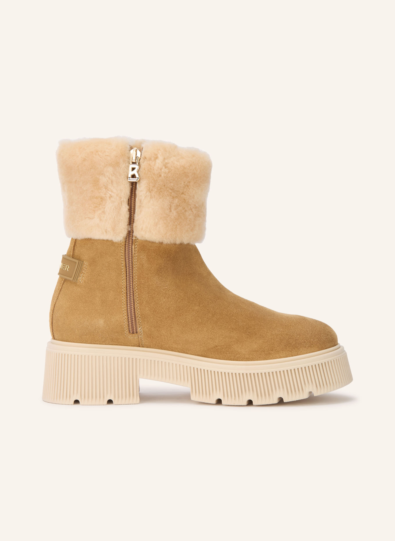 BOGNER Boots TURIN 6 D: BEIGE / GOLD