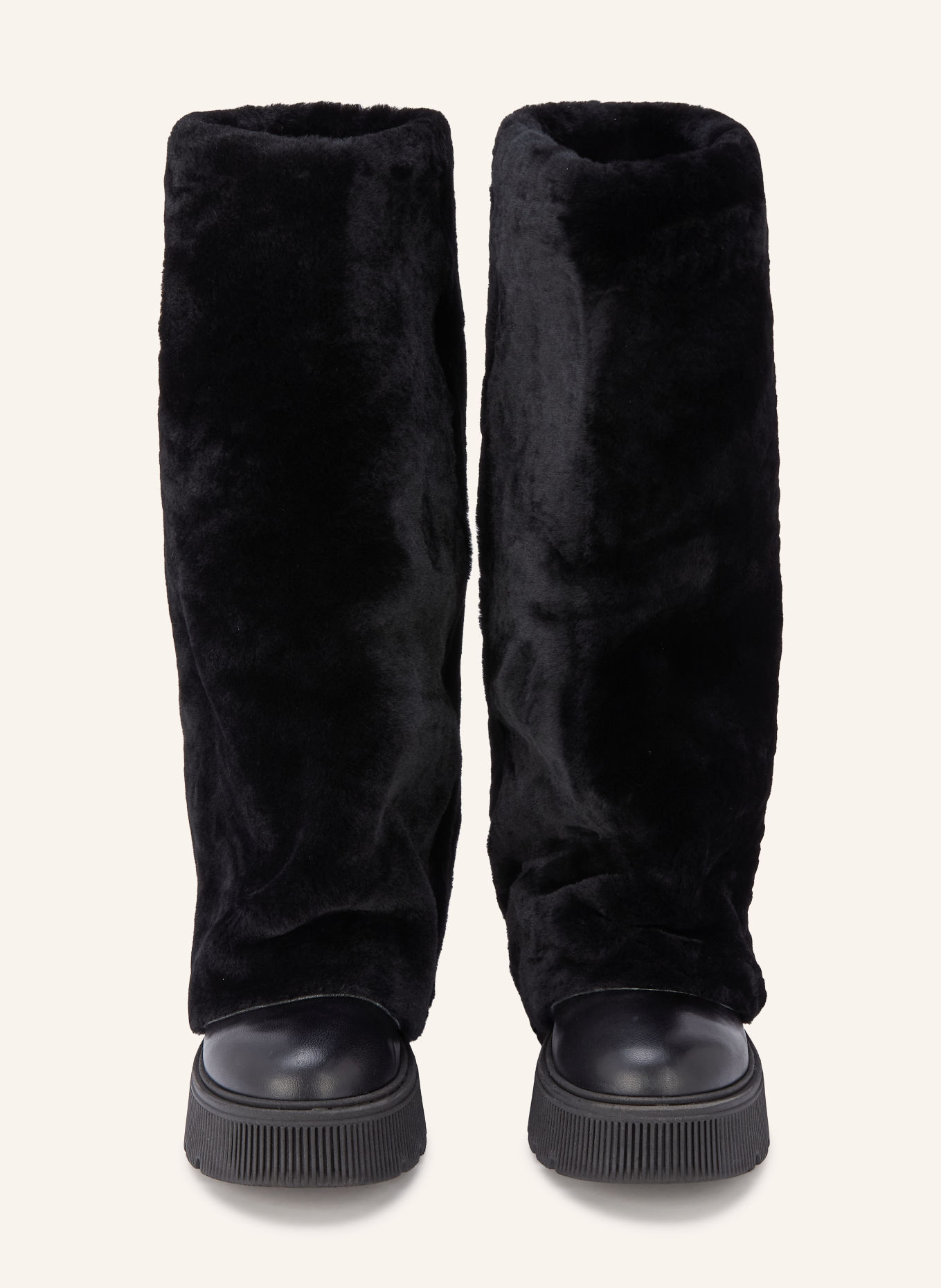 BOGNER TURIN 8 Platform Boots: BLACK