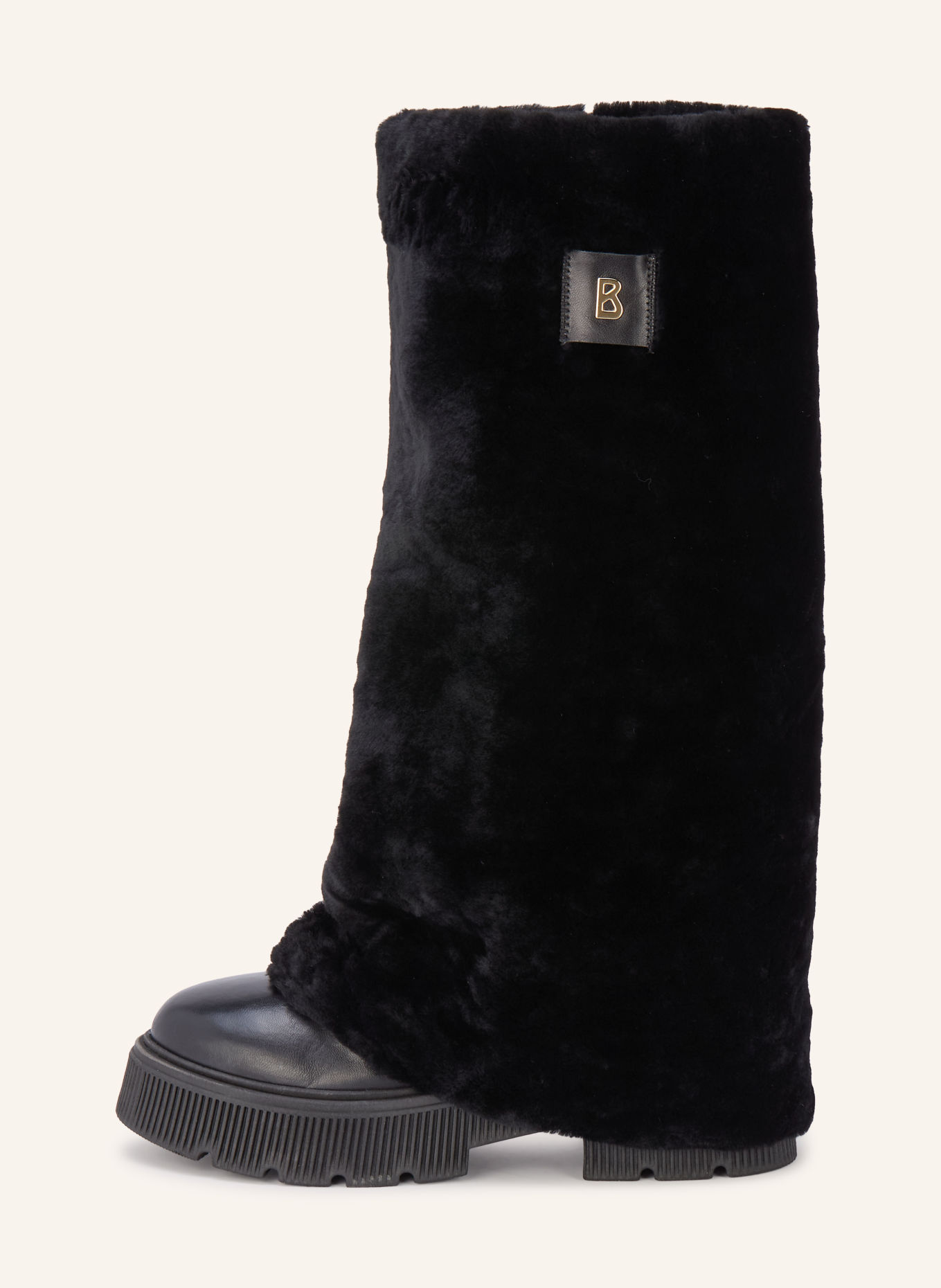 BOGNER TURIN 8 Platform Boots: BLACK