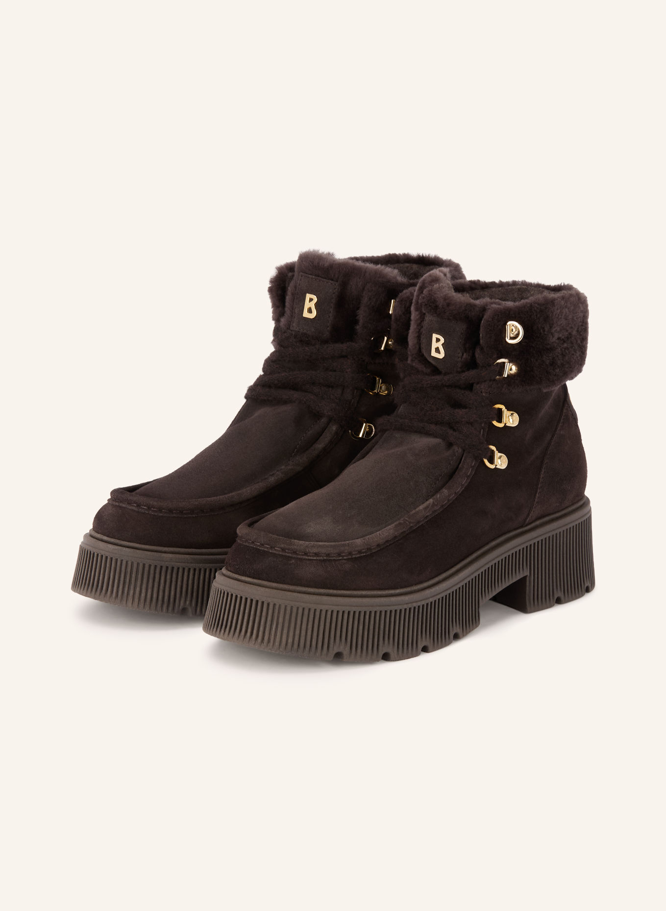 BOGNER TURIN 10 B Lace-up boots: DARK BROWN
