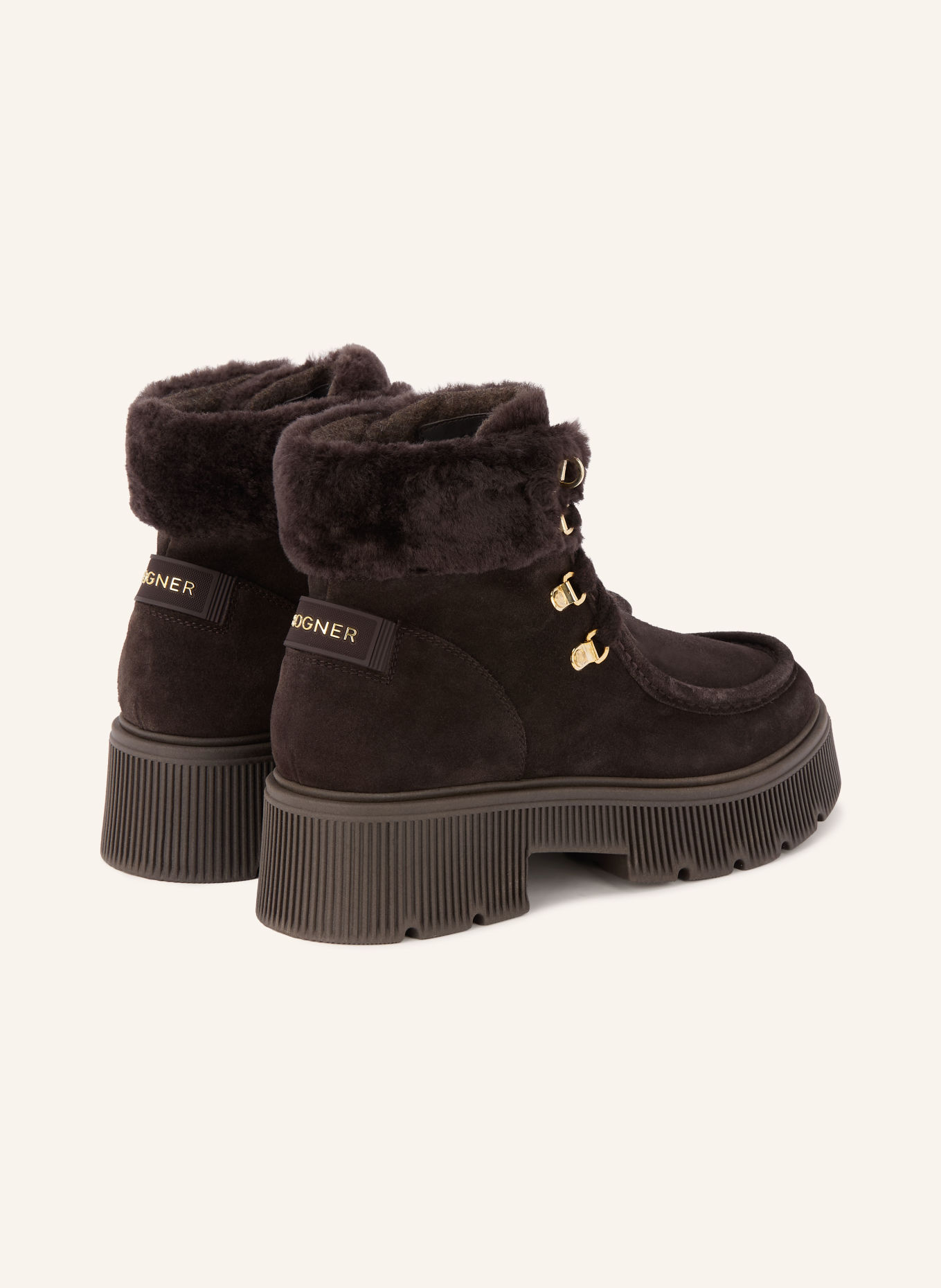 BOGNER TURIN 10 B Lace-up boots: DARK BROWN