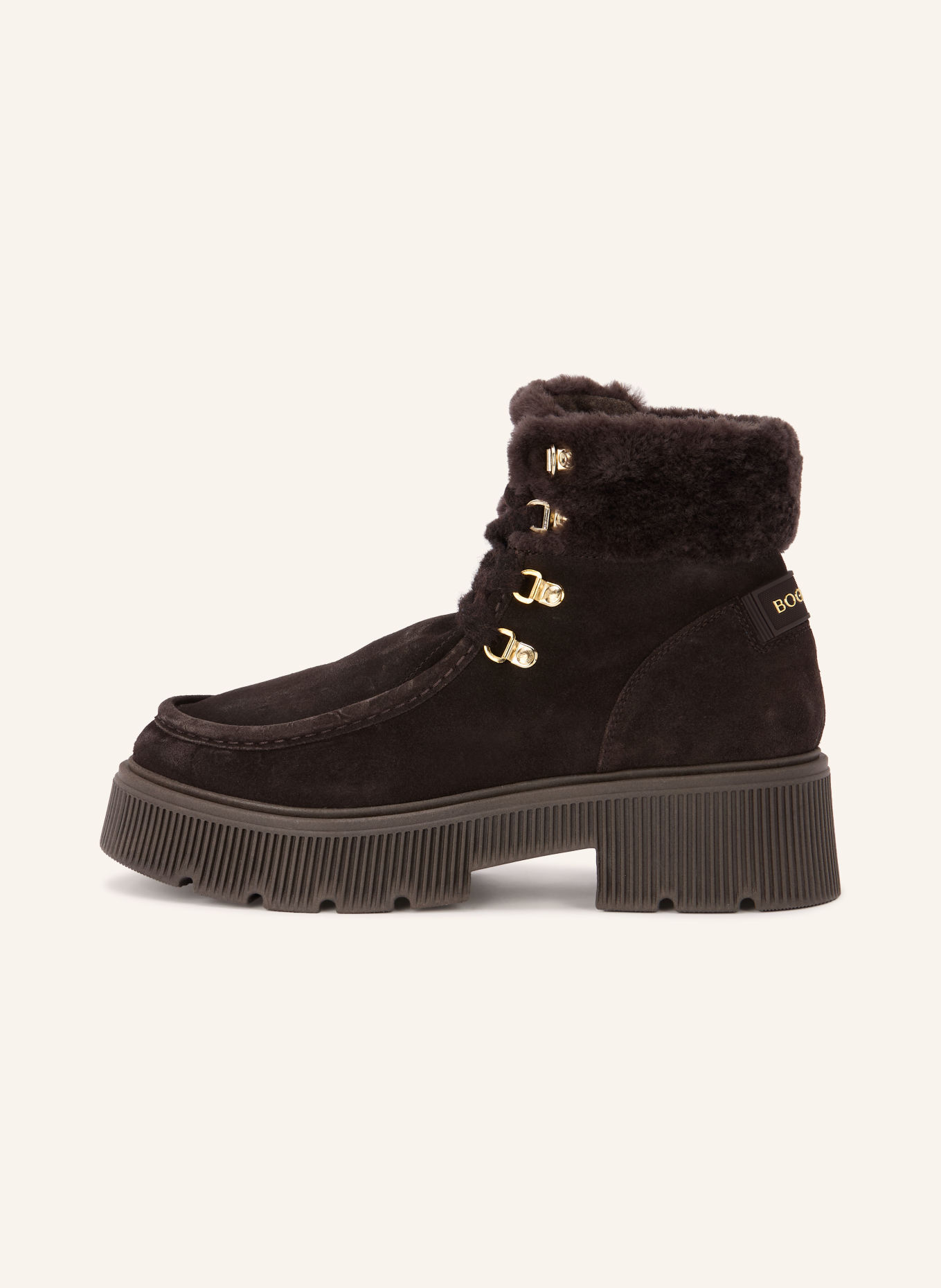 BOGNER TURIN 10 B Lace-up boots: DARK BROWN