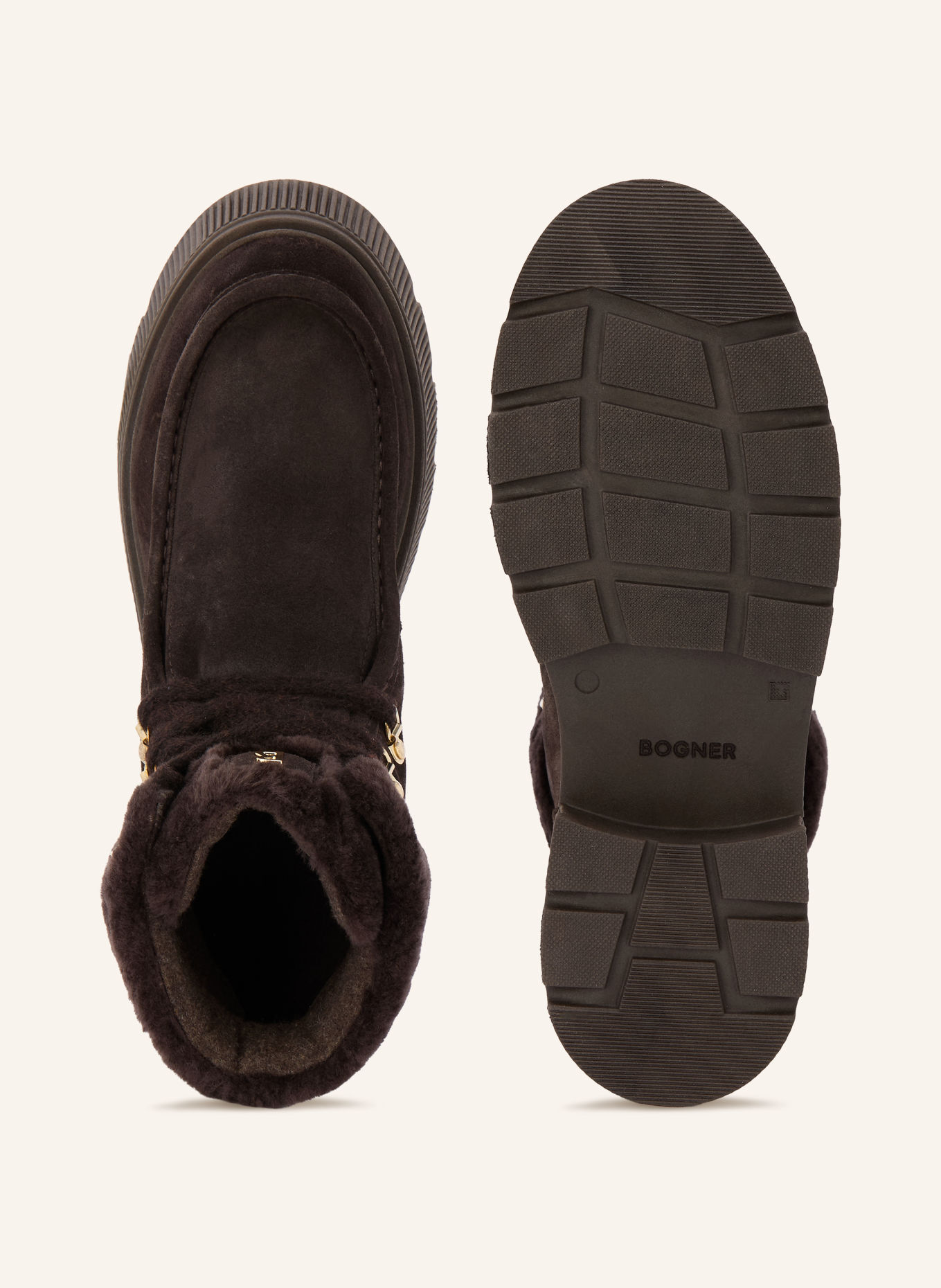 BOGNER TURIN 10 B Lace-up boots: DARK BROWN