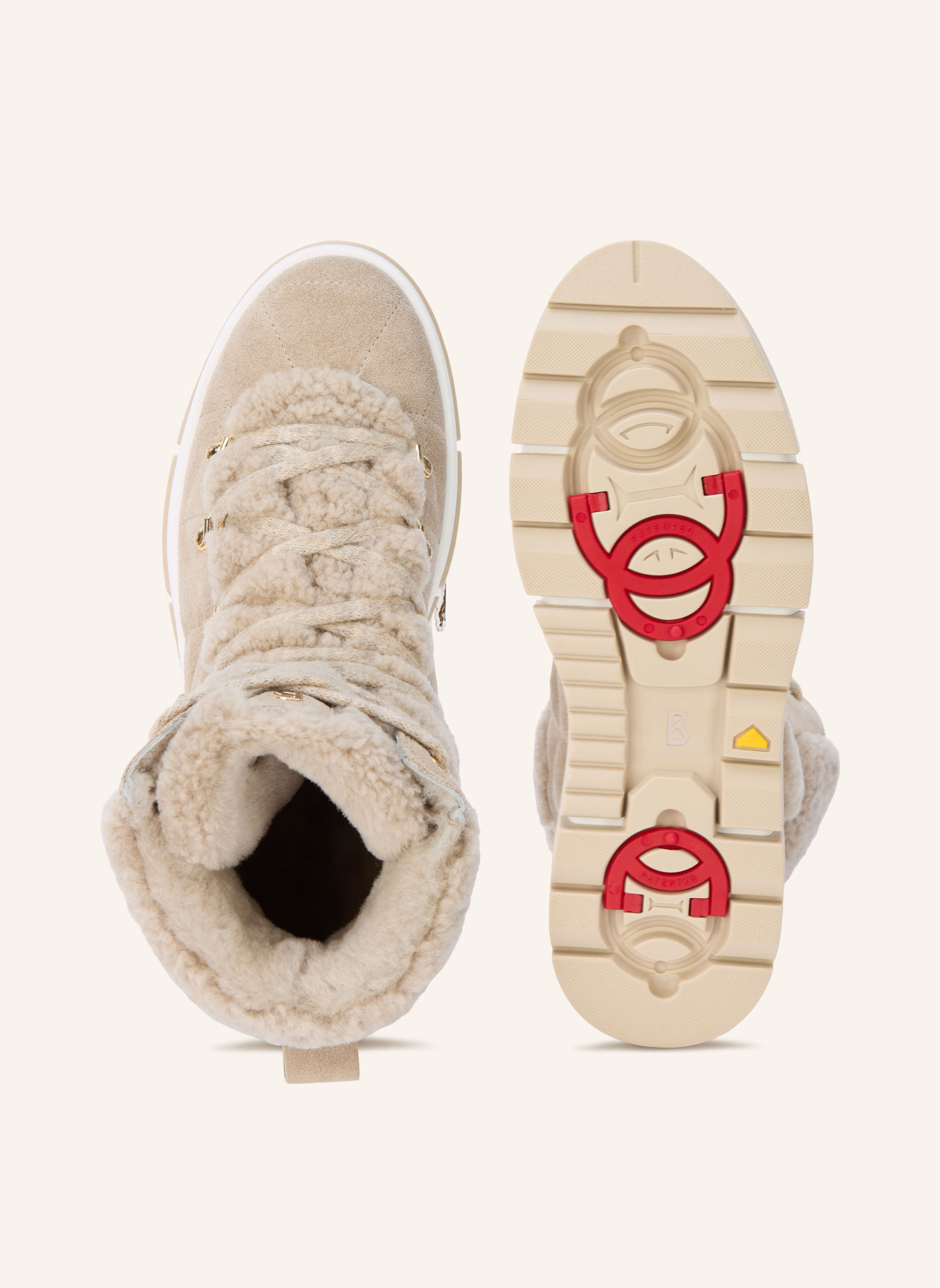 BOGNER Schnürboots VADUZ S 5: BEIGE / GOLD / HELLGRAU