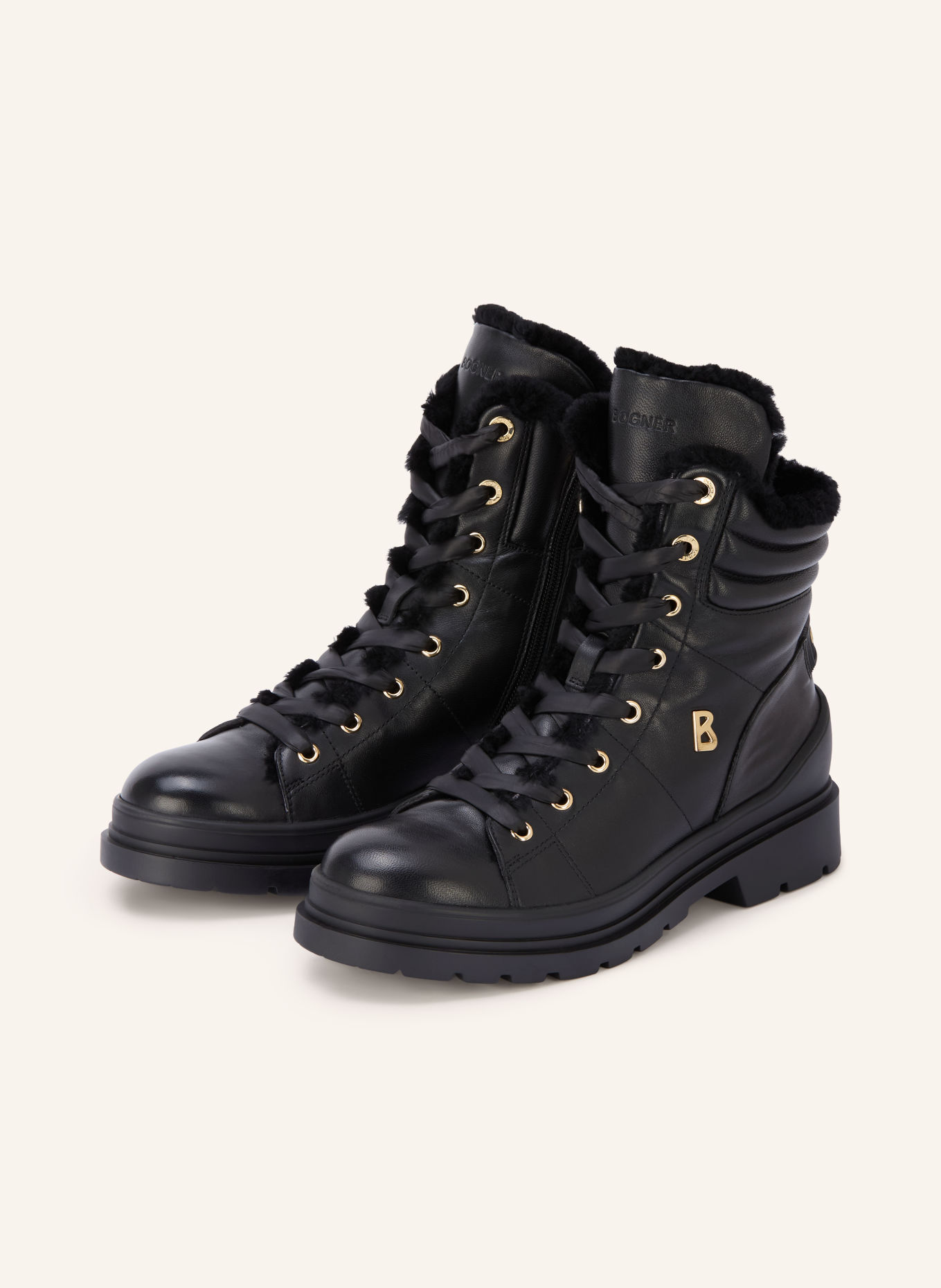 BOGNER Schnürboots ST.MORITZ: SCHWARZ