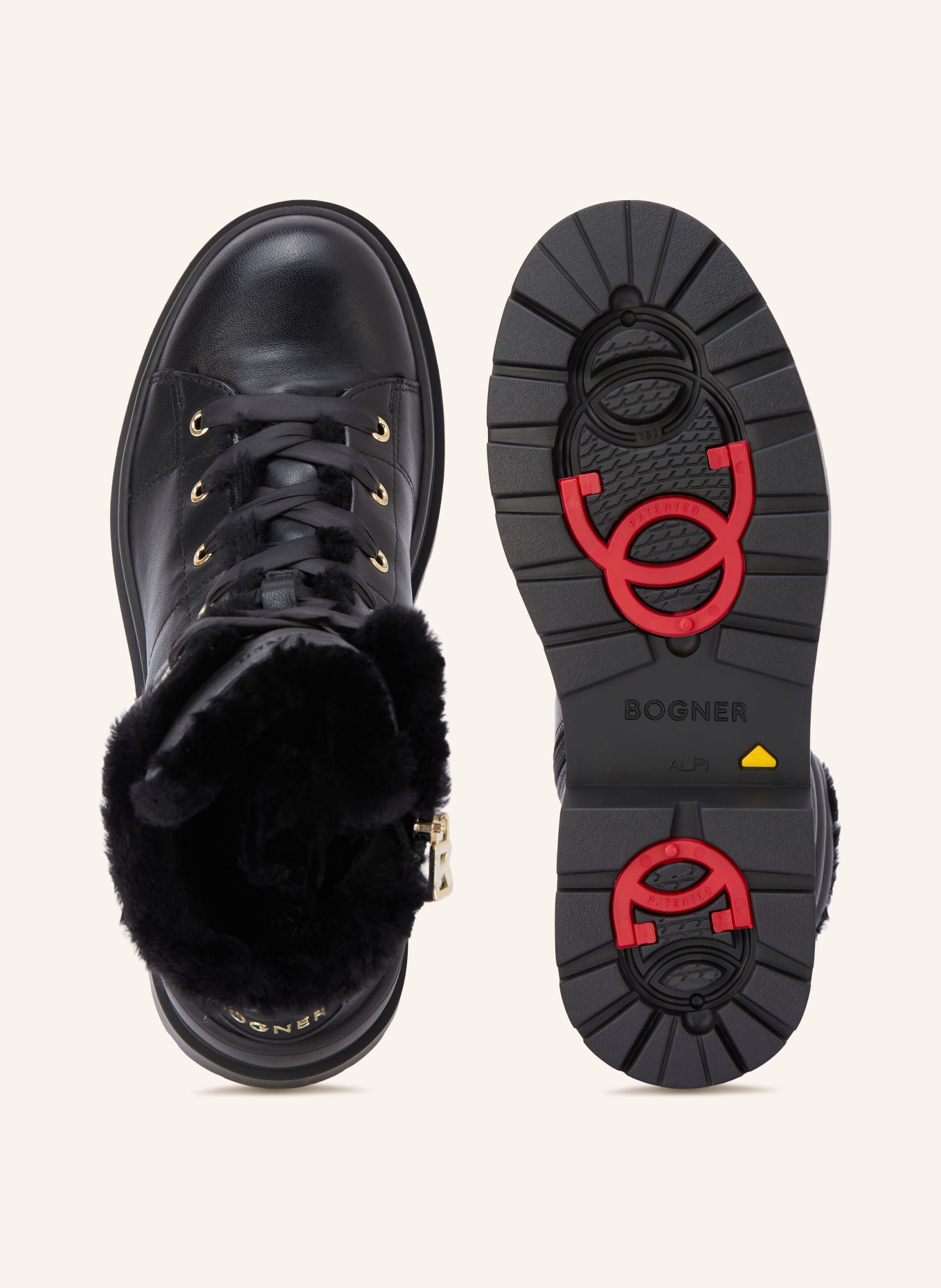 BOGNER Schnürboots ST.MORITZ: SCHWARZ
