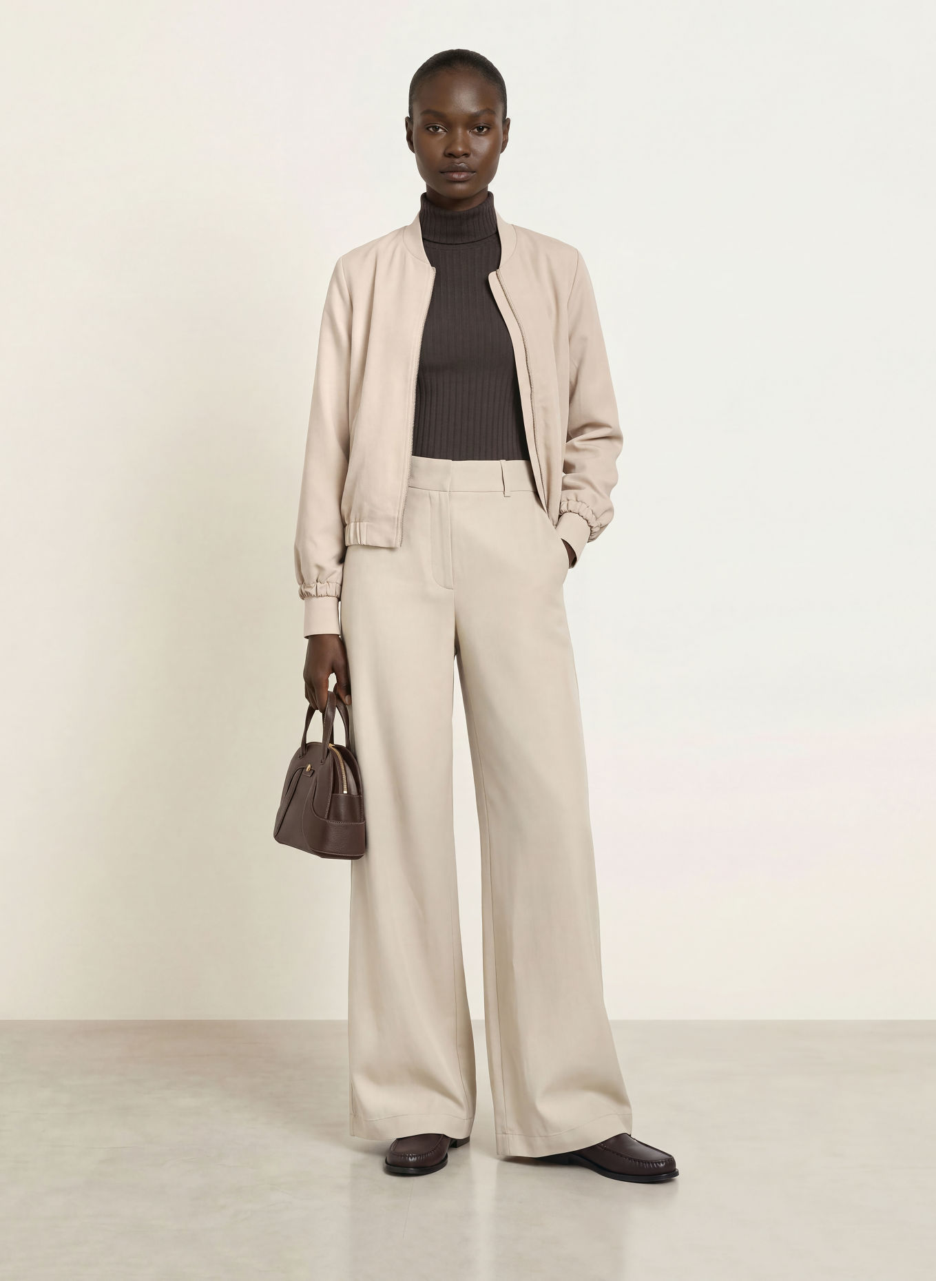 lilienfels Pantalon palazzo: BEIGE