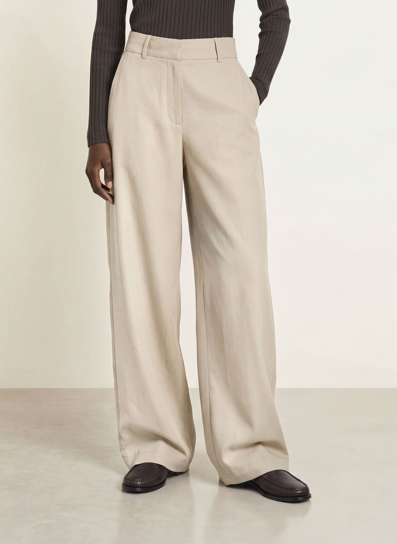 lilienfels Pantalon palazzo: BEIGE