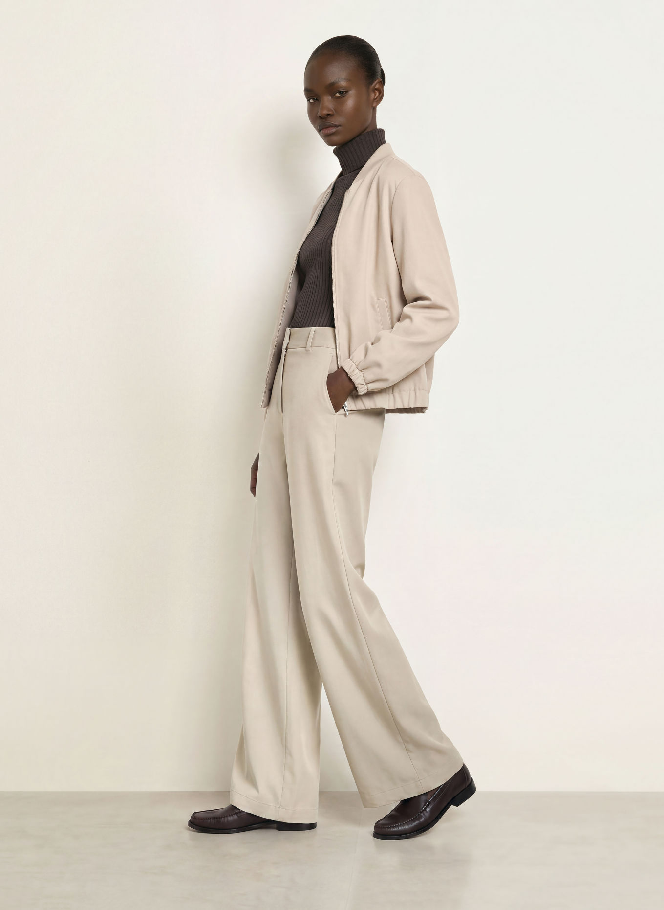 lilienfels Pantalon palazzo: BEIGE