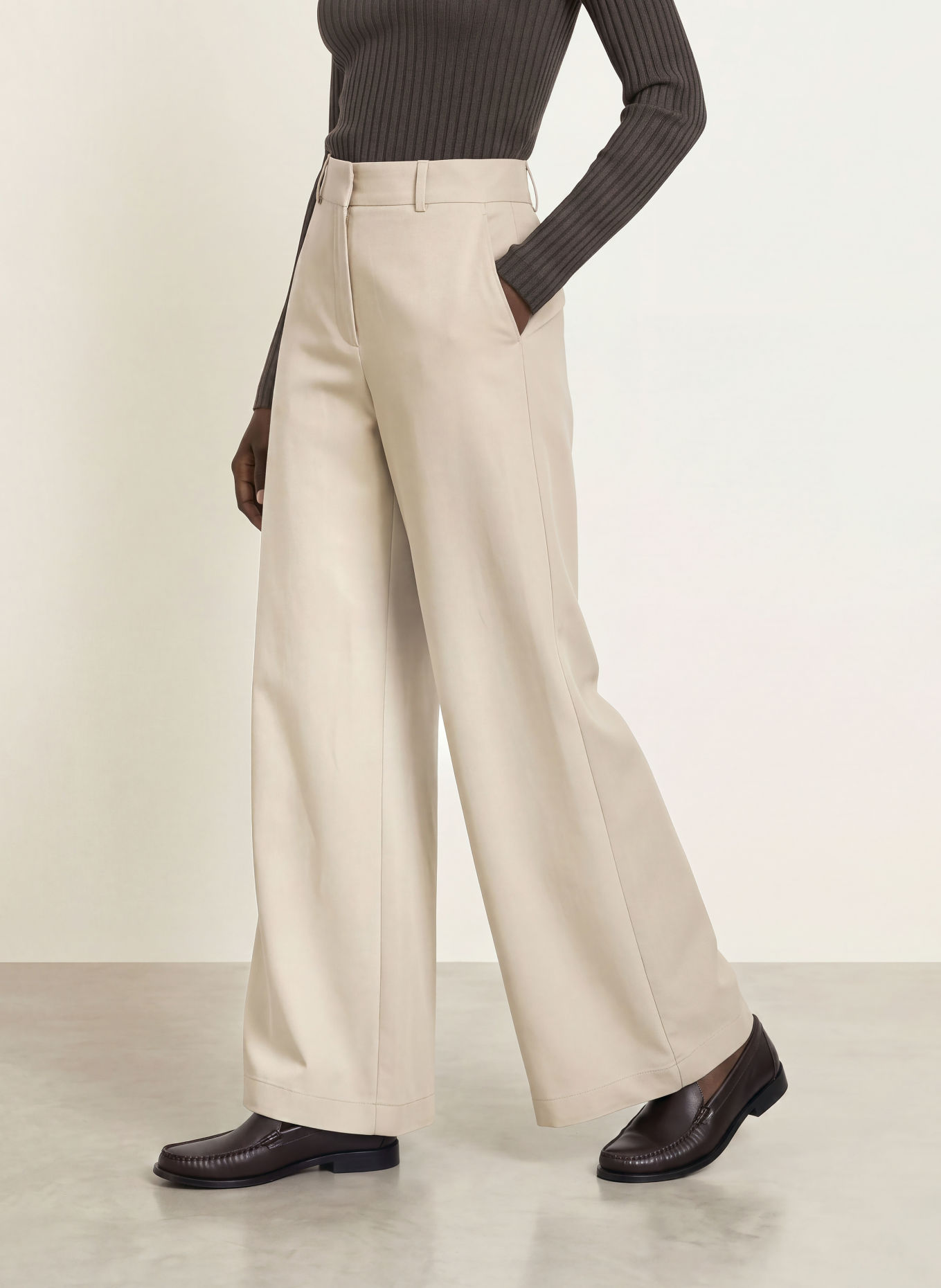 lilienfels Pantalon palazzo: BEIGE