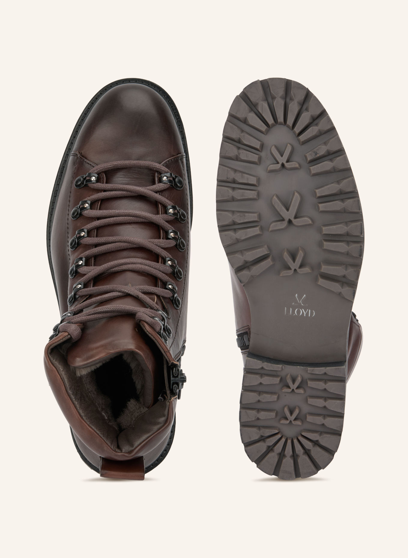 LLOYD Schnürboots STORM 345L: DUNKELBRAUN
