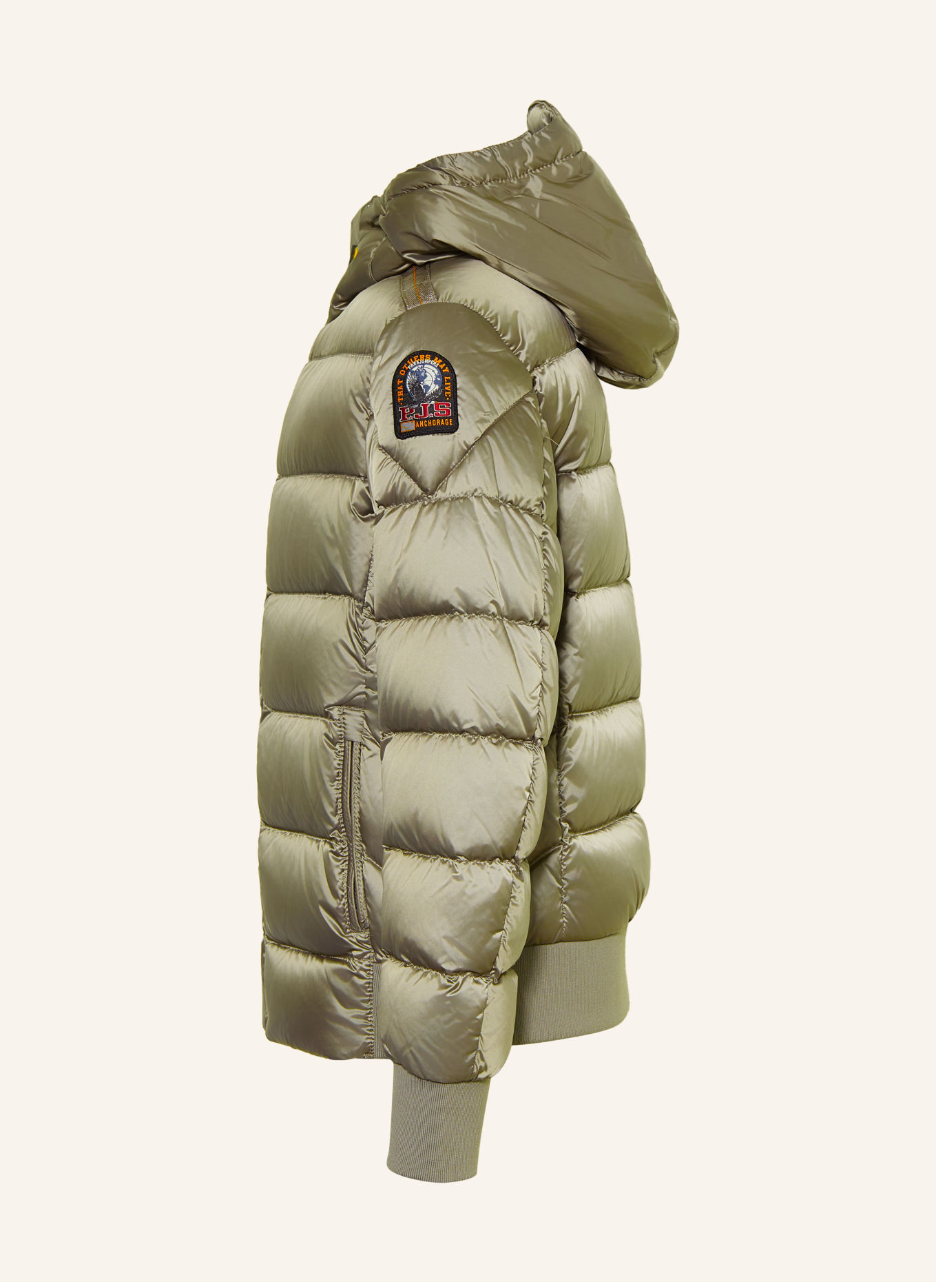 PARAJUMPERS PHARRELL Down Jacket: LIGHT GREEN