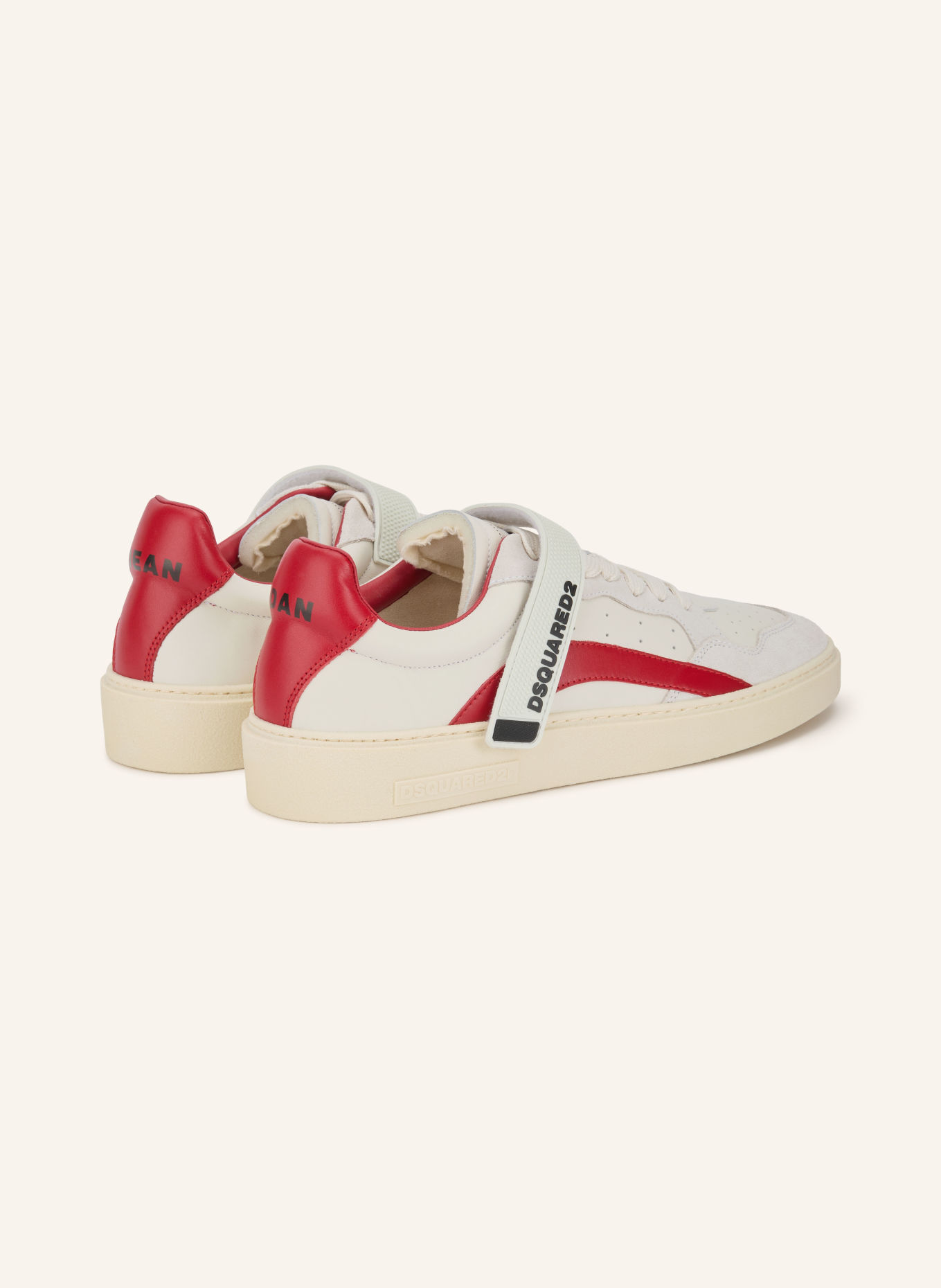 DSQUARED2 Sneakersy: REŽNÁ / ŠEDÁ / ČERVENÁ
