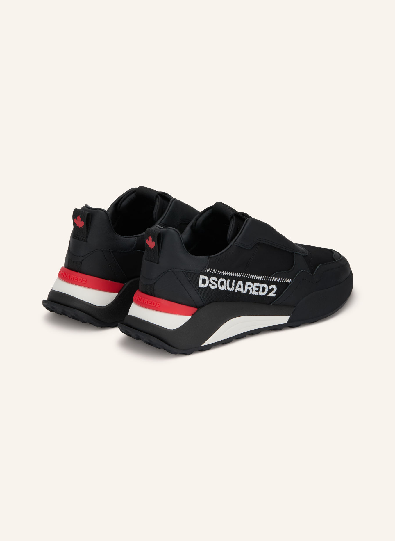 DSQUARED2 Sneaker D2 FLOW: WEISS / WEISS