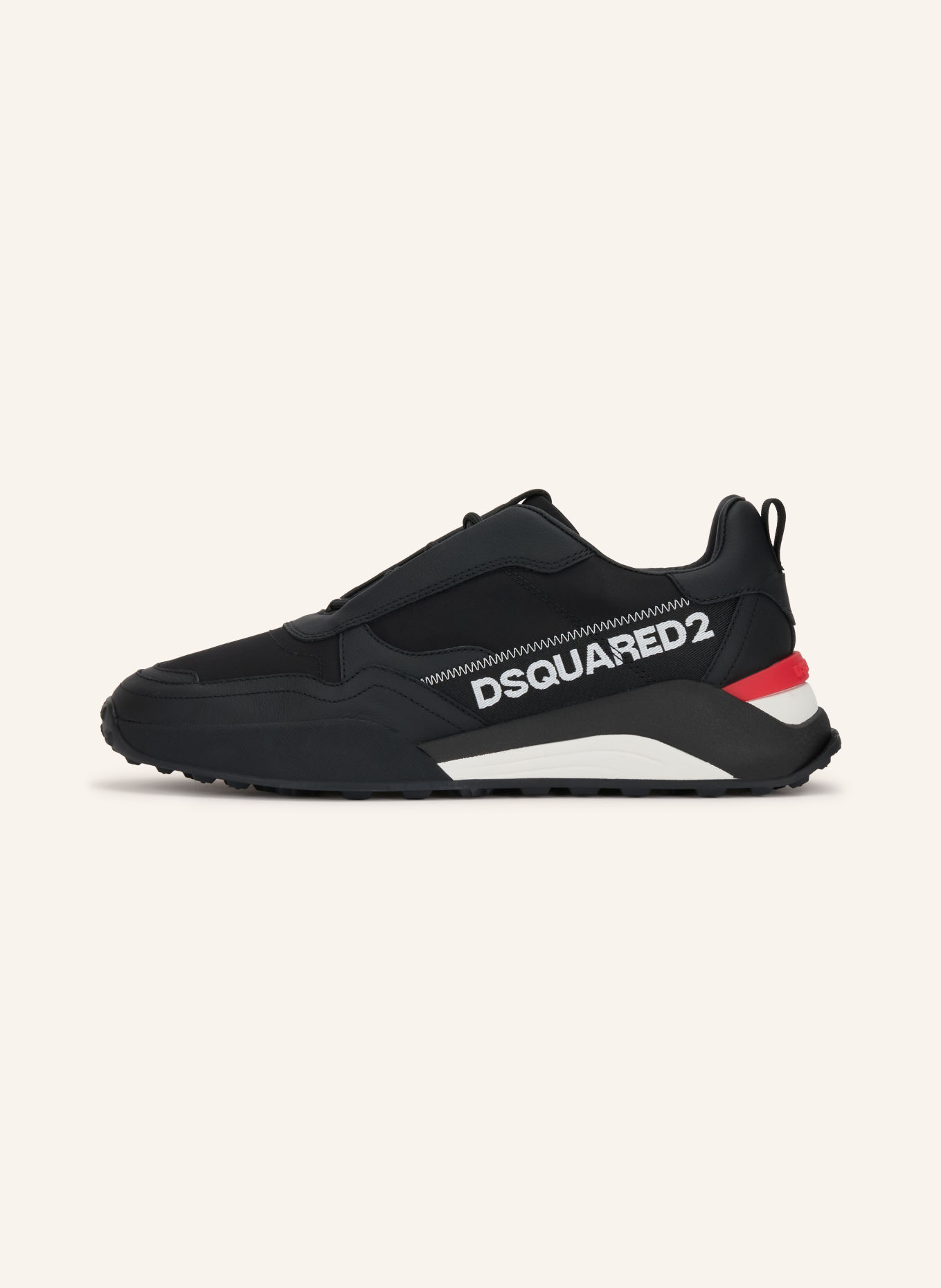 DSQUARED2 Sneaker D2 FLOW: WEISS / WEISS