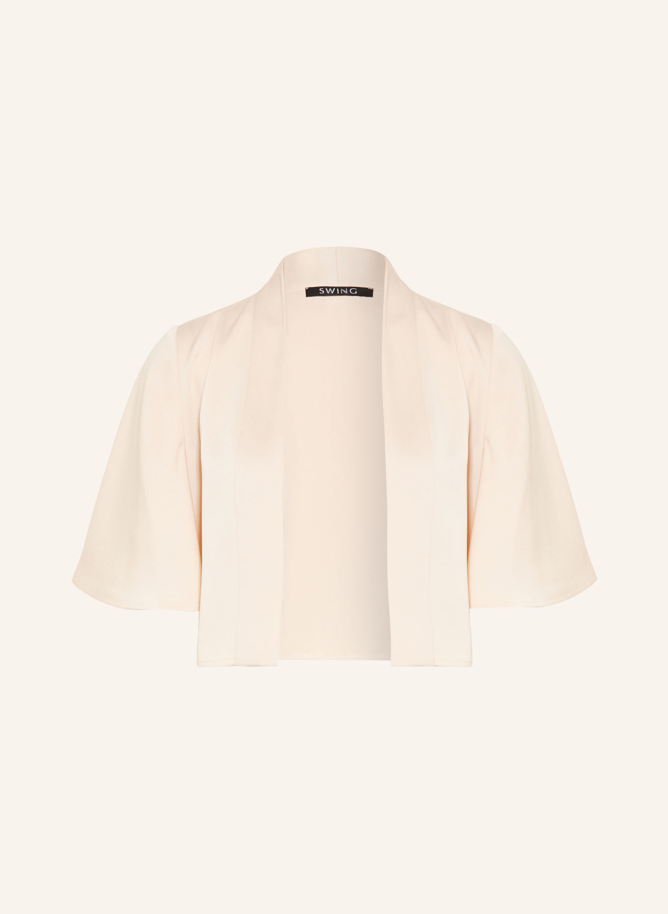SWING Bolero i satin: CREME