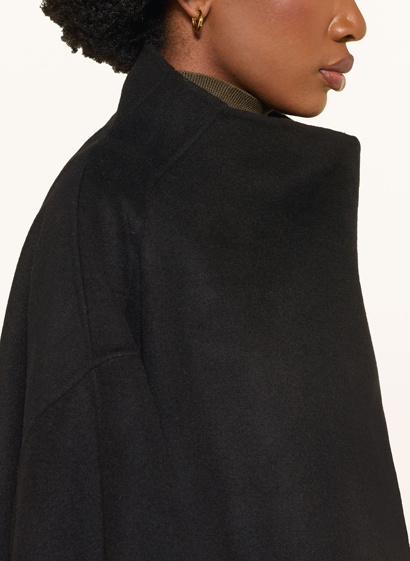 The Frankie Shop Wollmantel LEROY: SCHWARZ