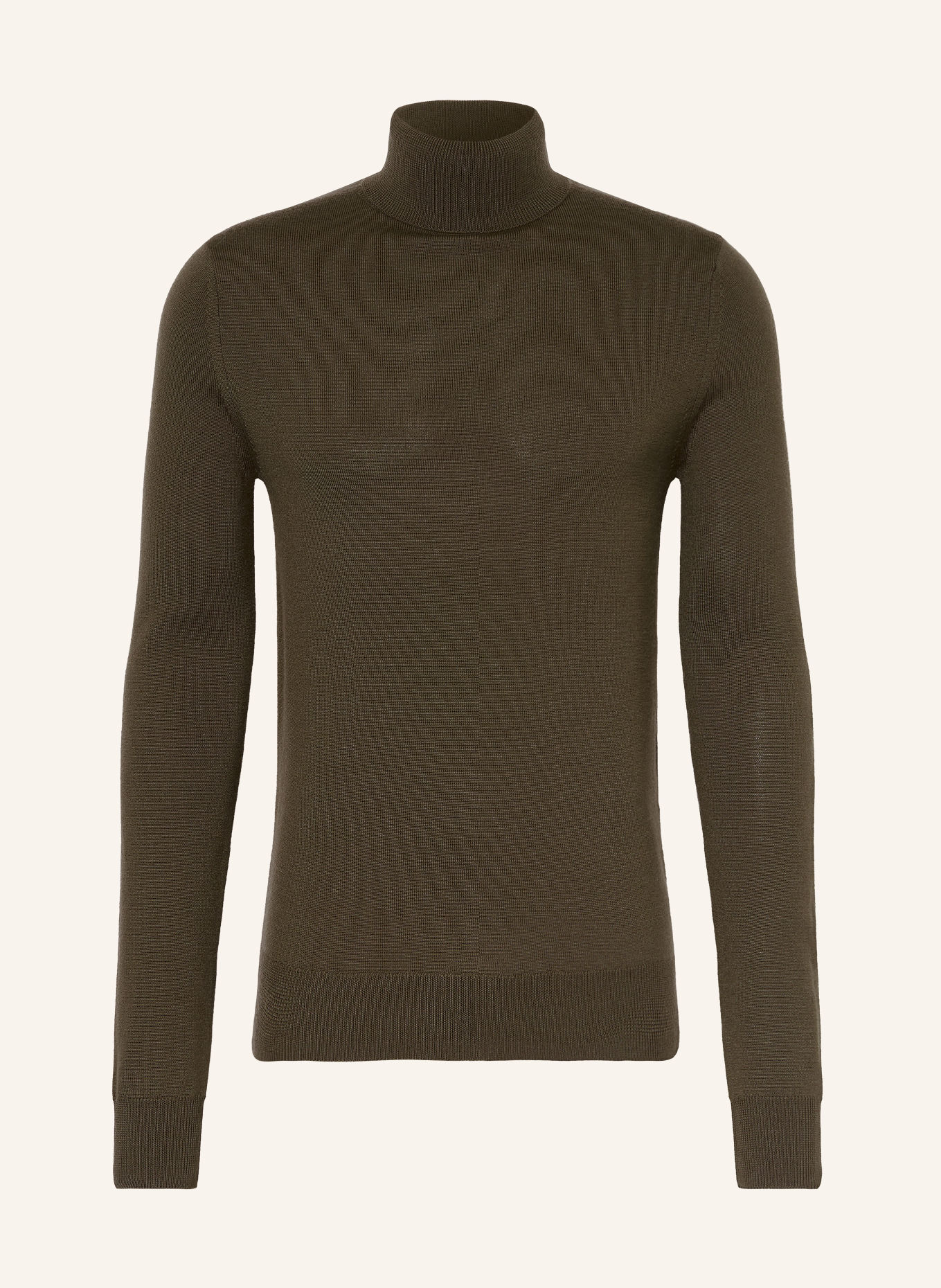 The Frankie Shop Rollkragenpullover EVE aus Merinowolle: KHAKI