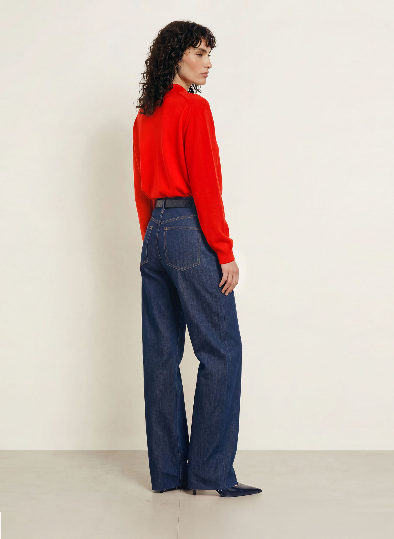 The Frankie Shop Rovné džíny DALSTON: 335 DARK WASH