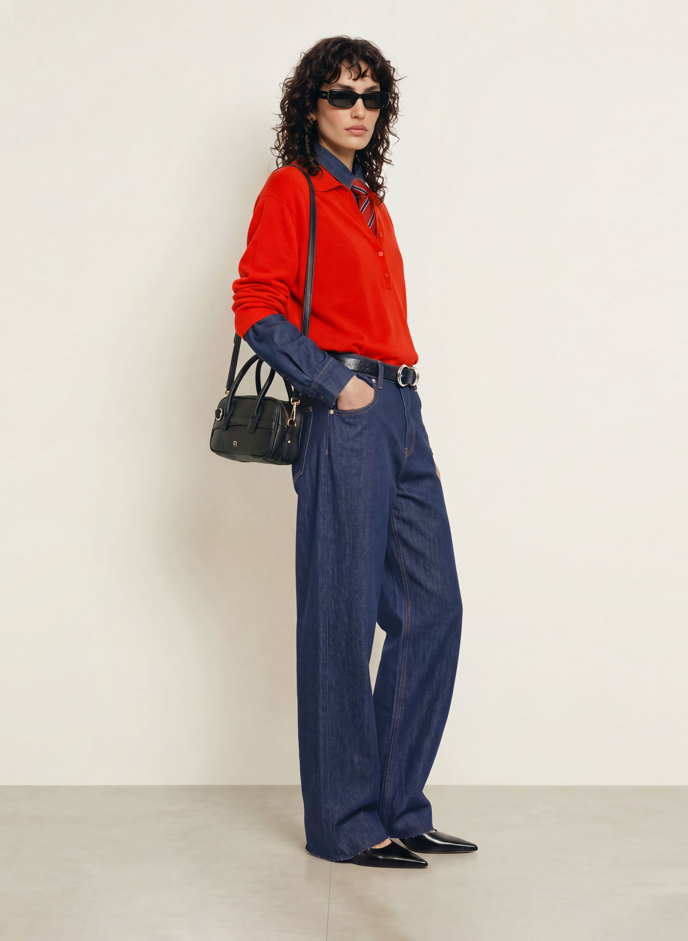 The Frankie Shop Rovné džíny DALSTON: 335 DARK WASH