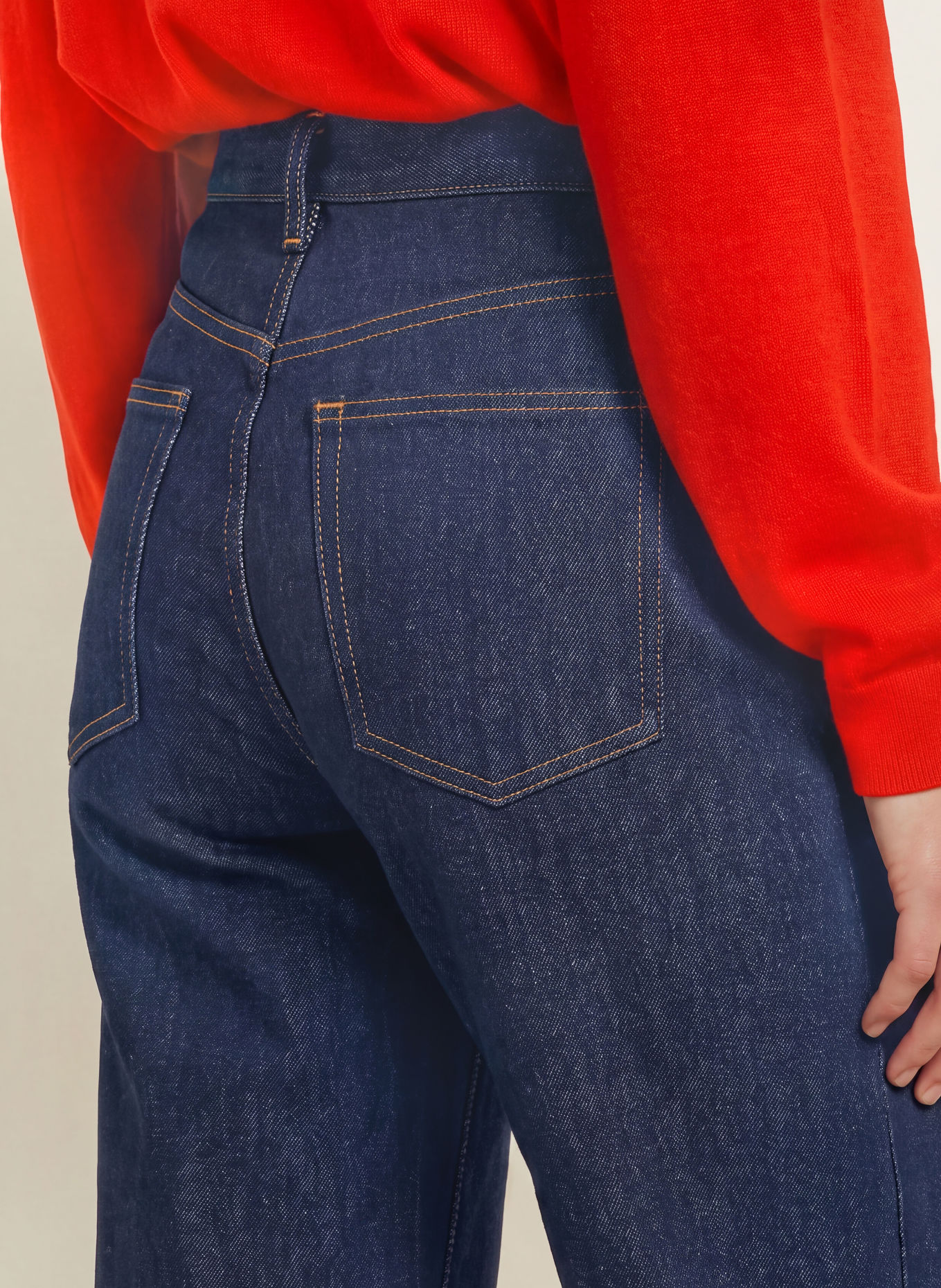 The Frankie Shop Rovné džíny DALSTON: 335 DARK WASH