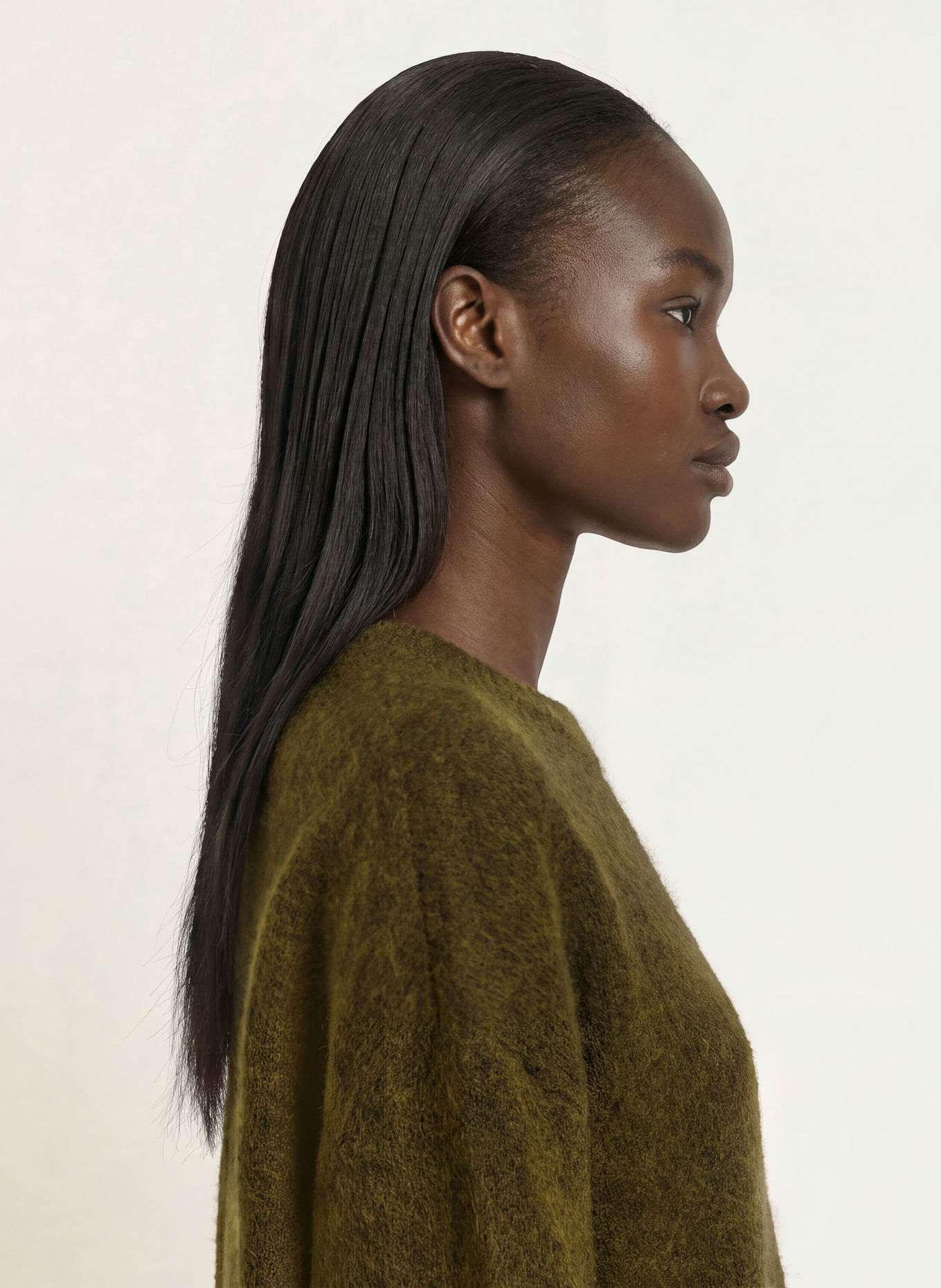 The Frankie Shop Pullover TIMEA mit Mohair: OLIV