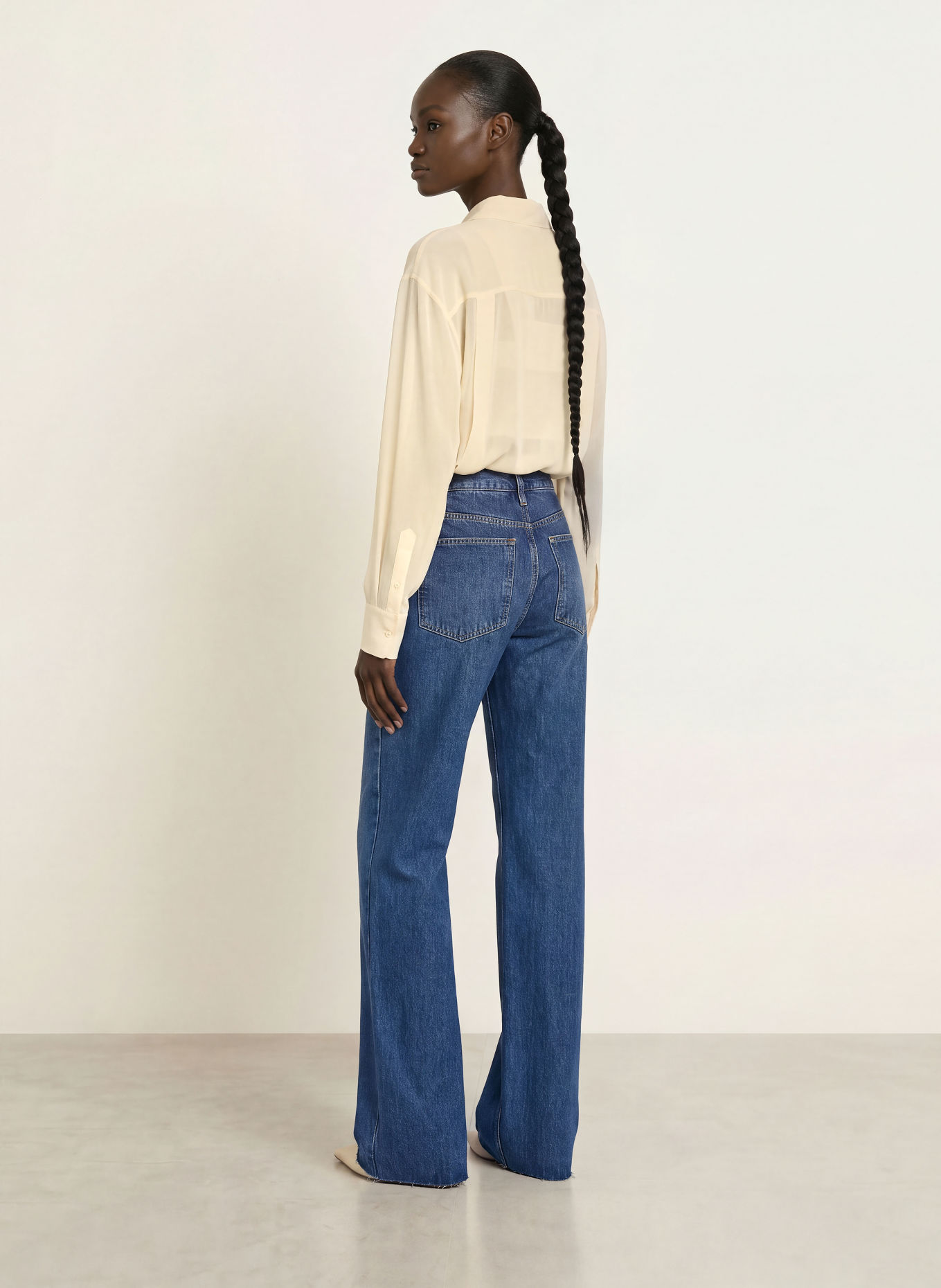 The Frankie Shop Straight jeans DALSTON: 336 BLUE WASH