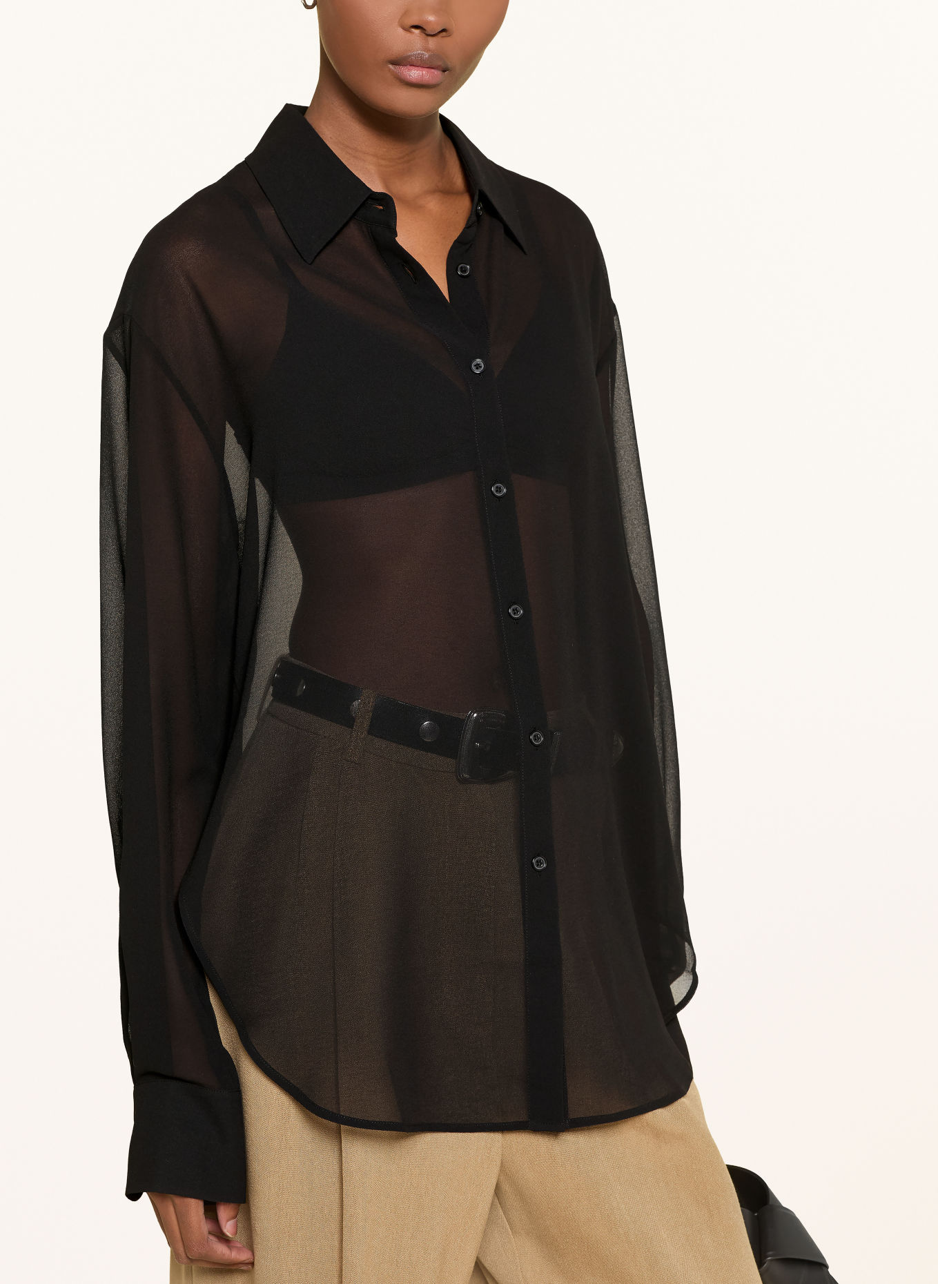 The Frankie Shop Hemdbluse PERI: SCHWARZ