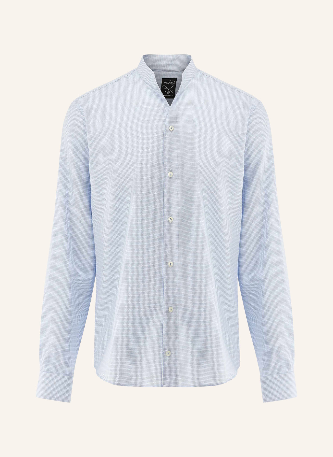 van Laack Overhemd VL-RIVARA-TFN Tailor Fit: LICHTBLAUW / WIT