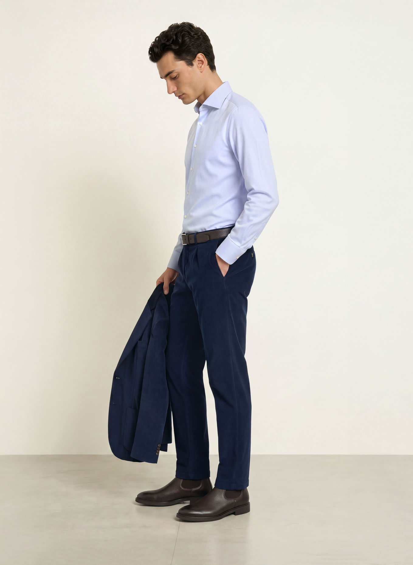 van Laack Overhemd VL-RIVARA-TF Tailored Fit: LICHTBLAUW