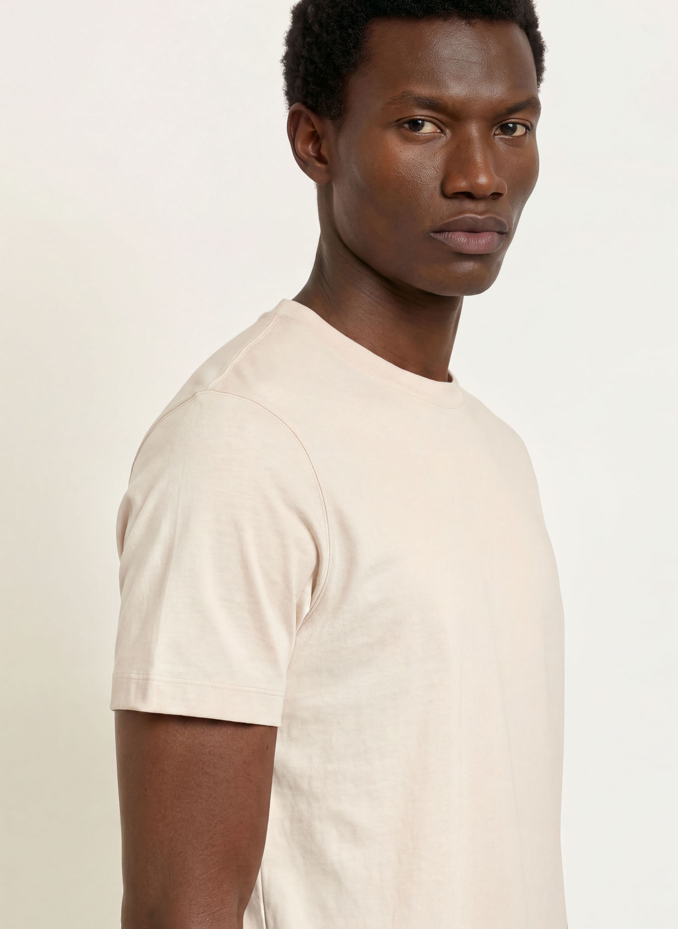 van Laack T-shirt VL-PILOS1-XX: ECRU