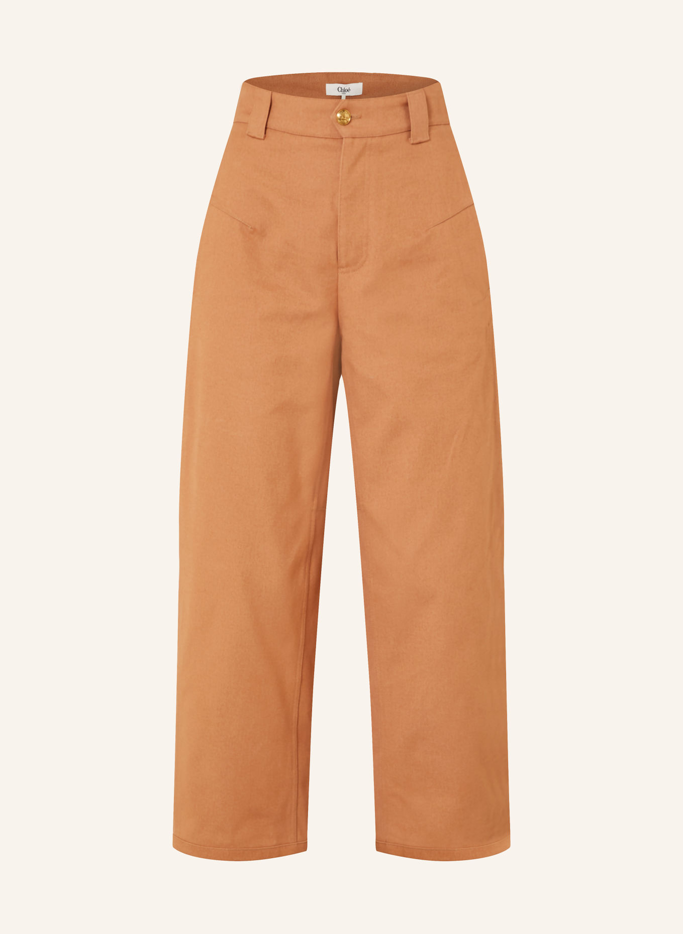 Chloé 7/8-length trousers: CAMEL