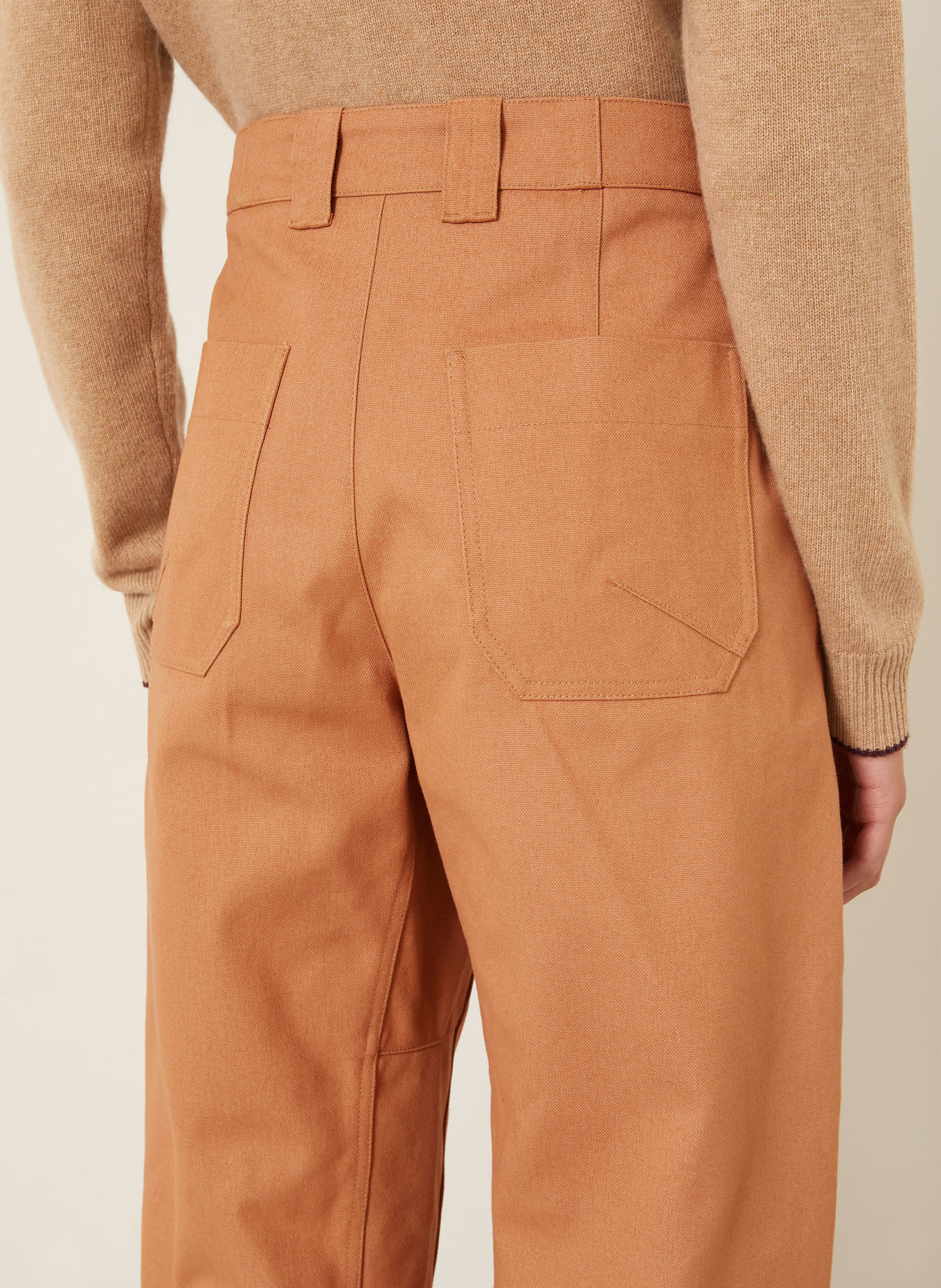 Chloé 7/8-length trousers: CAMEL