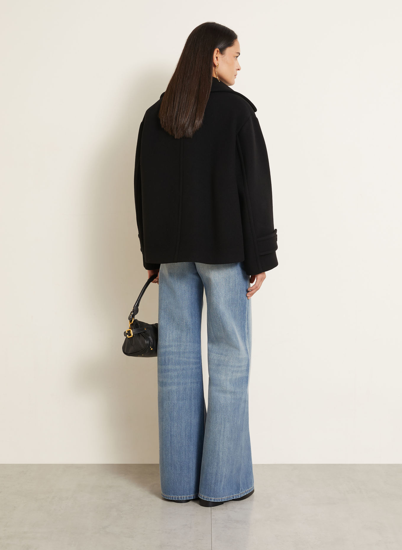 Chloé Jeans med vida ben: LJUSBLÅ