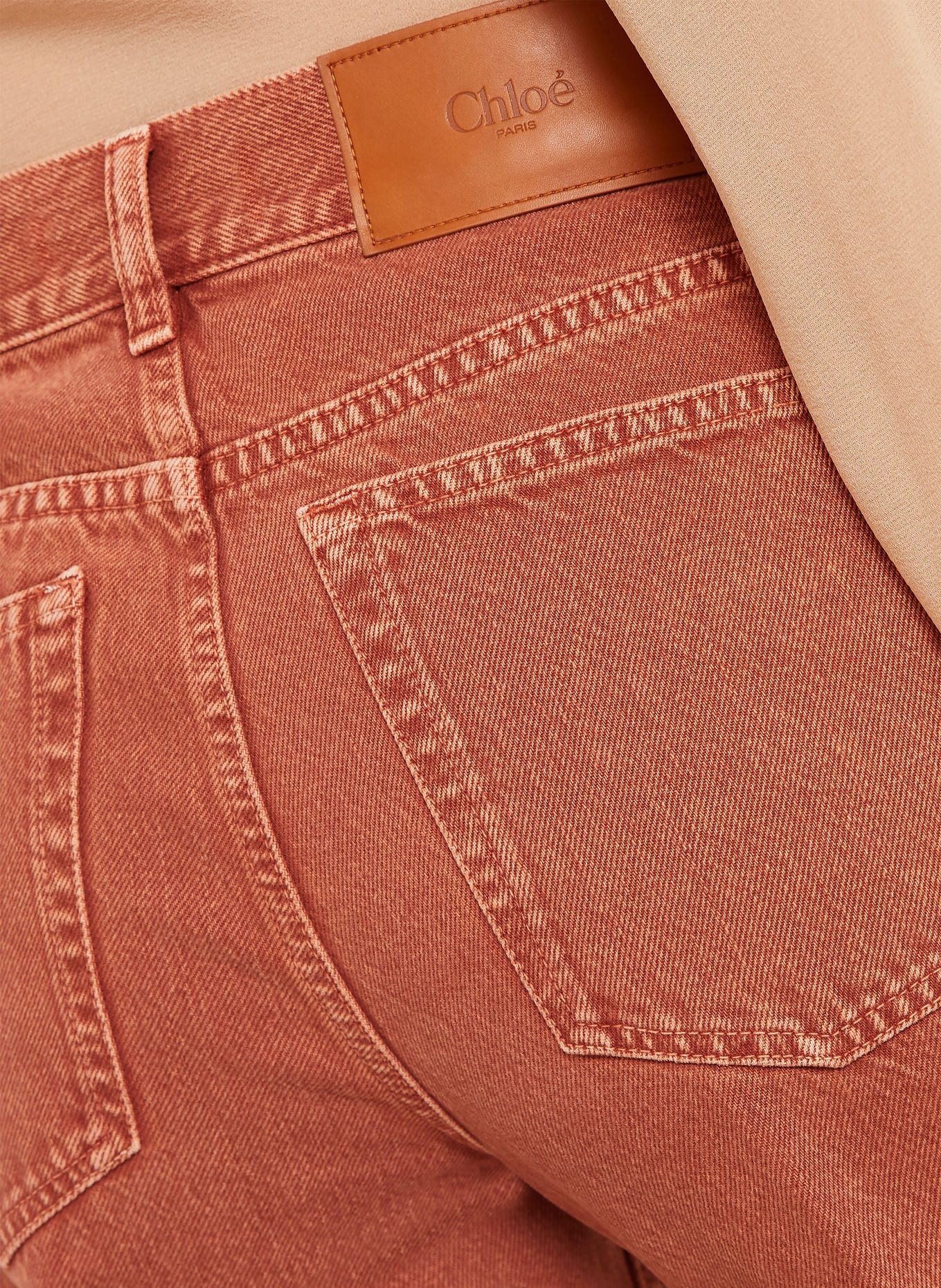 Chloé Straight jeans: 237 Crimson Brown