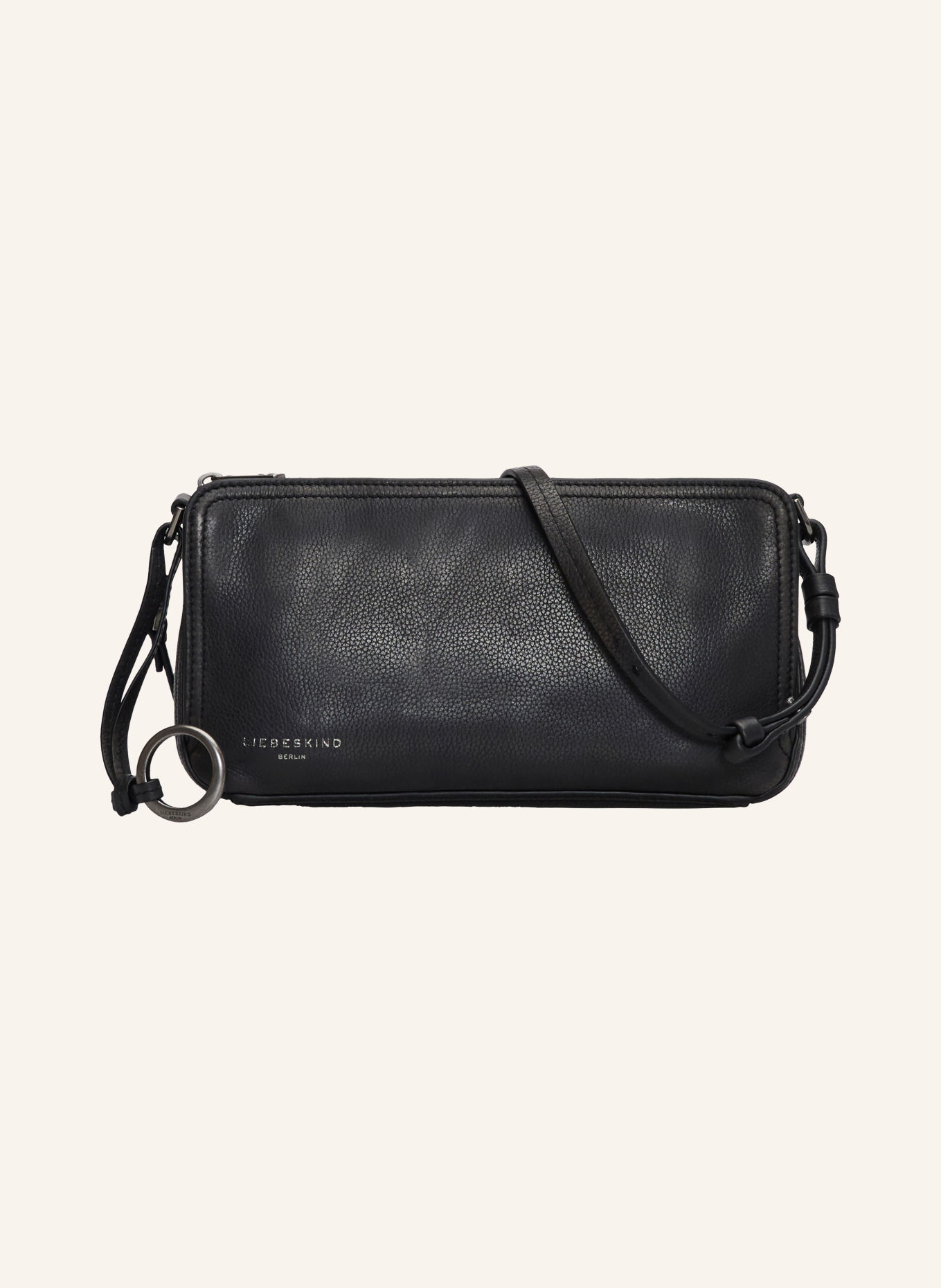LIEBESKIND CLARICE II MEDIUM Crossbody Bag: BLACK