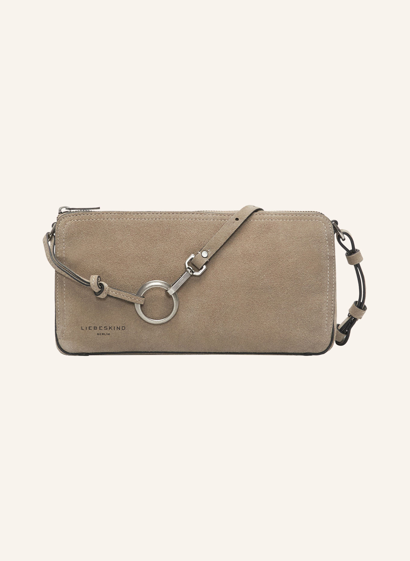 LIEBESKIND Schoudertas CLARICE II MEDIUM: TAUPE / ZILVER