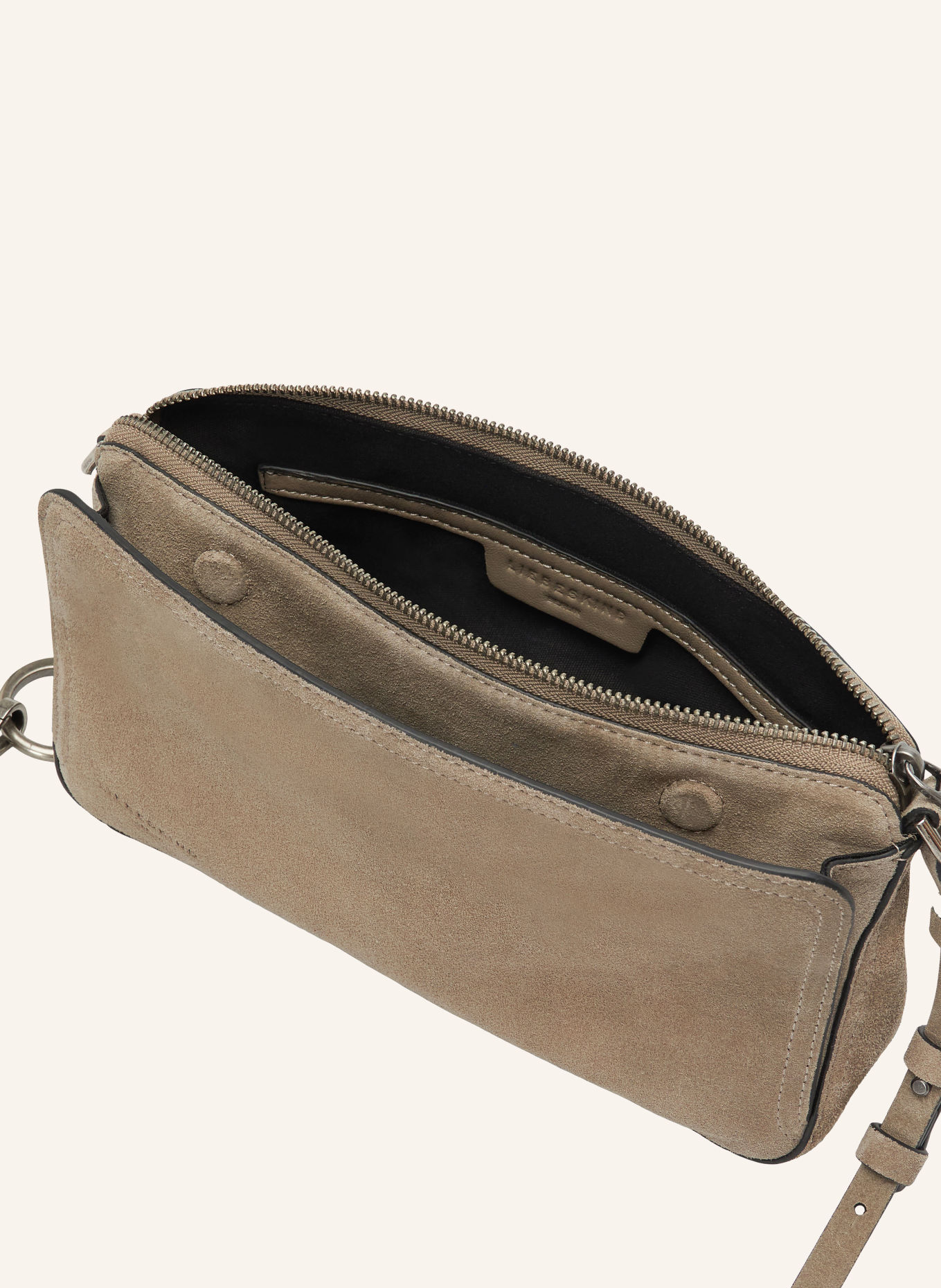 LIEBESKIND Schoudertas CLARICE II MEDIUM: TAUPE / ZILVER