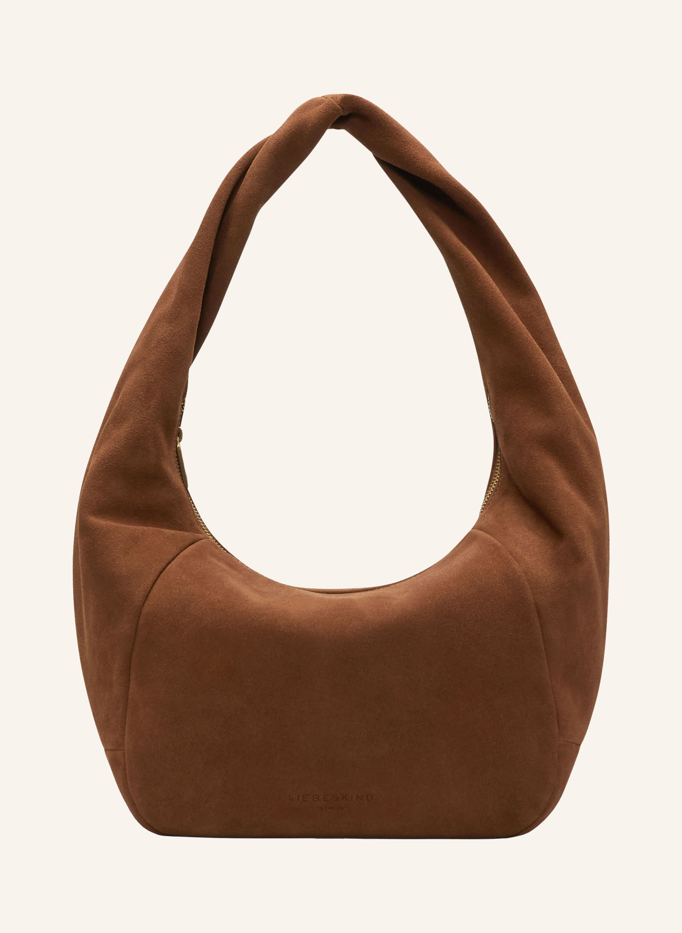 LIEBESKIND Sac seau FARRAH II MEDIUM: MARRON / OR