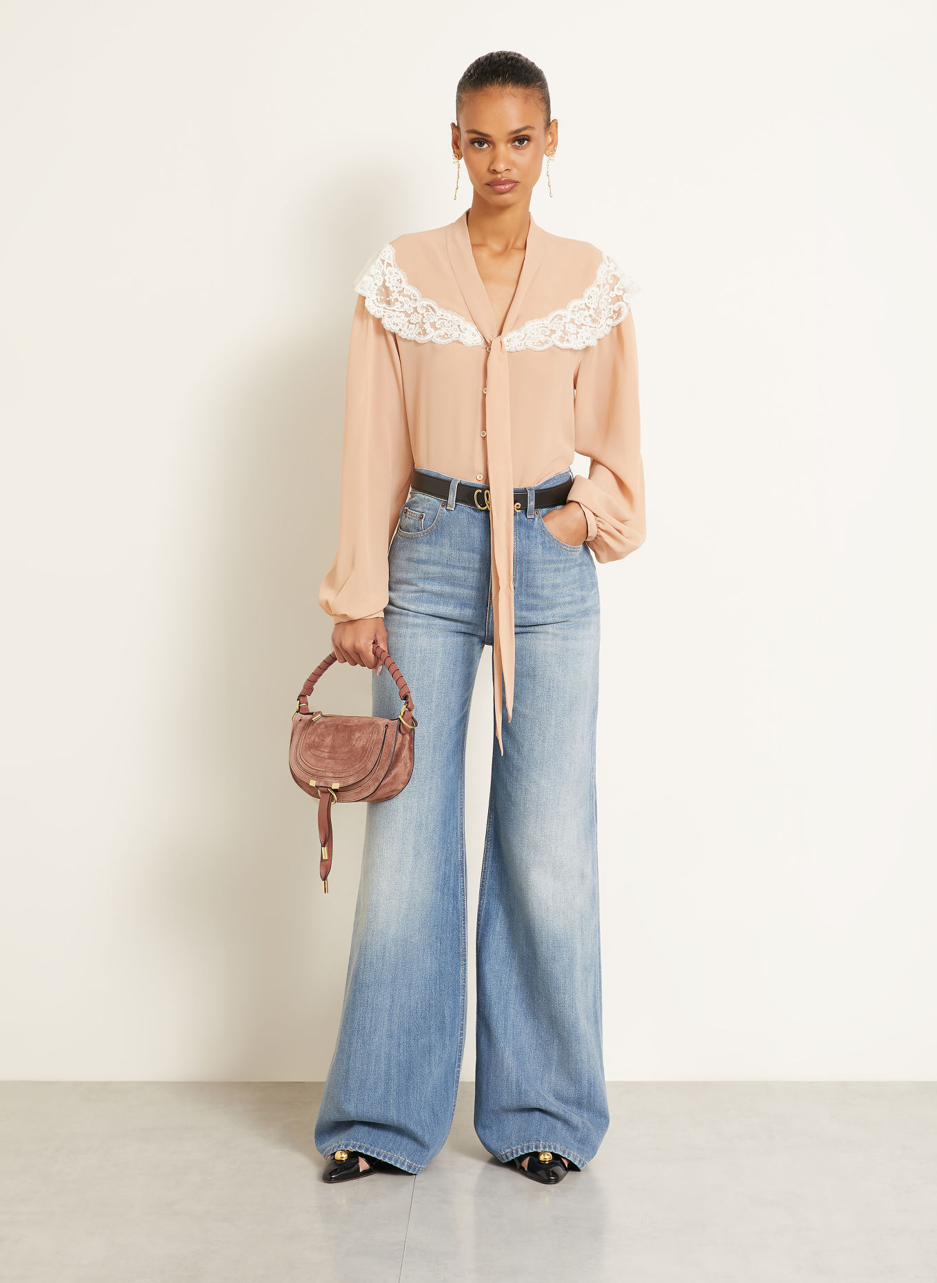 Chloé Geantă de mână MARCIE: 26P Blushy Brown