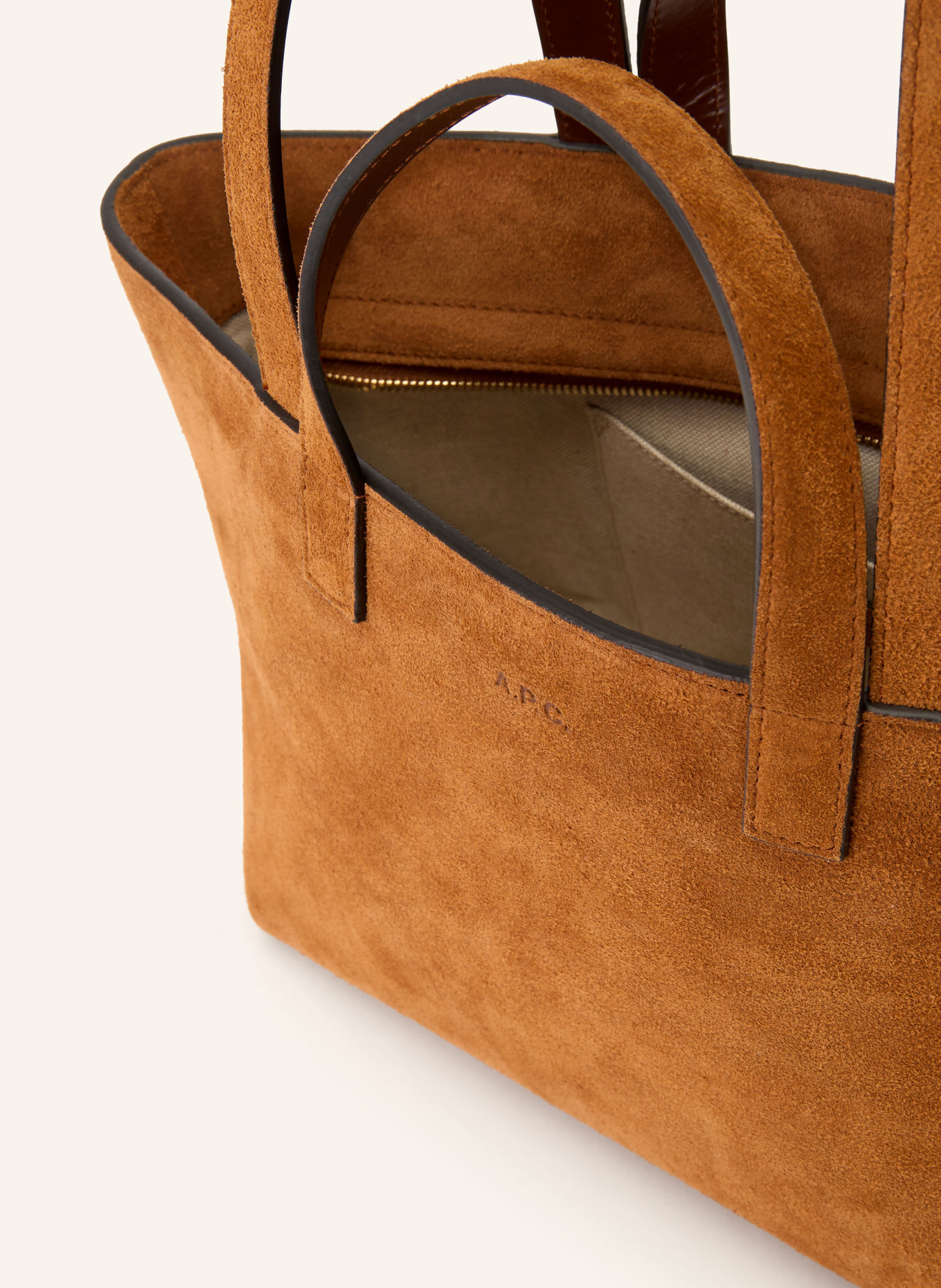 A.P.C. Shoppers LE DRUMMER SMALL: CAMEL