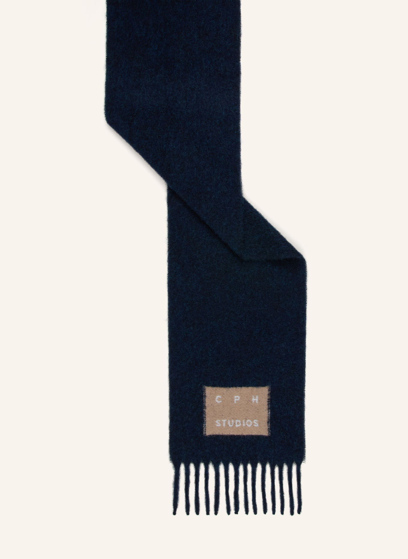 COPENHAGEN STUDIOS Sjaal: DONKERBLAUW / BEIGE