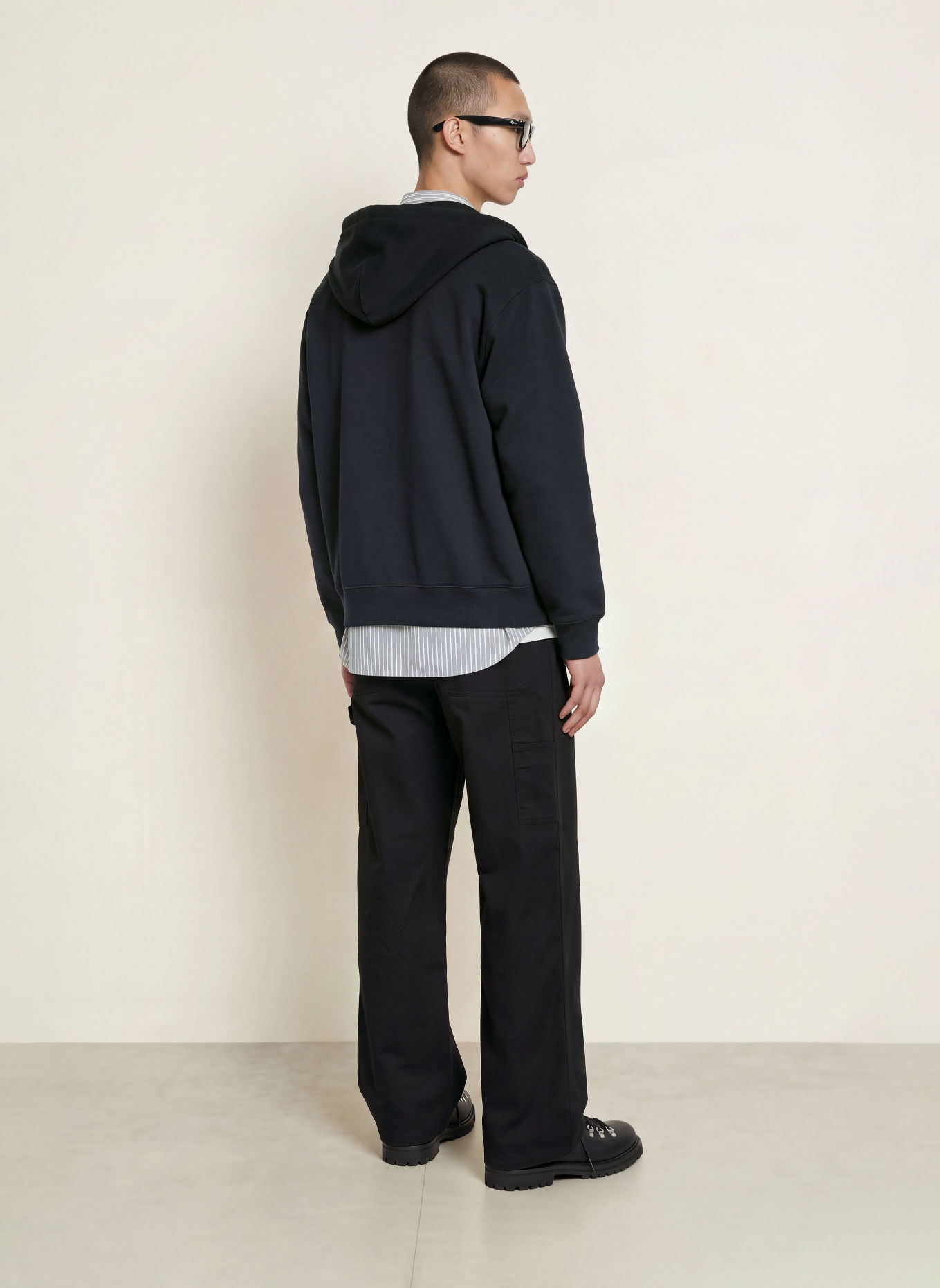 carhartt WIP Sweatvest MACK: DONKERBLAUW