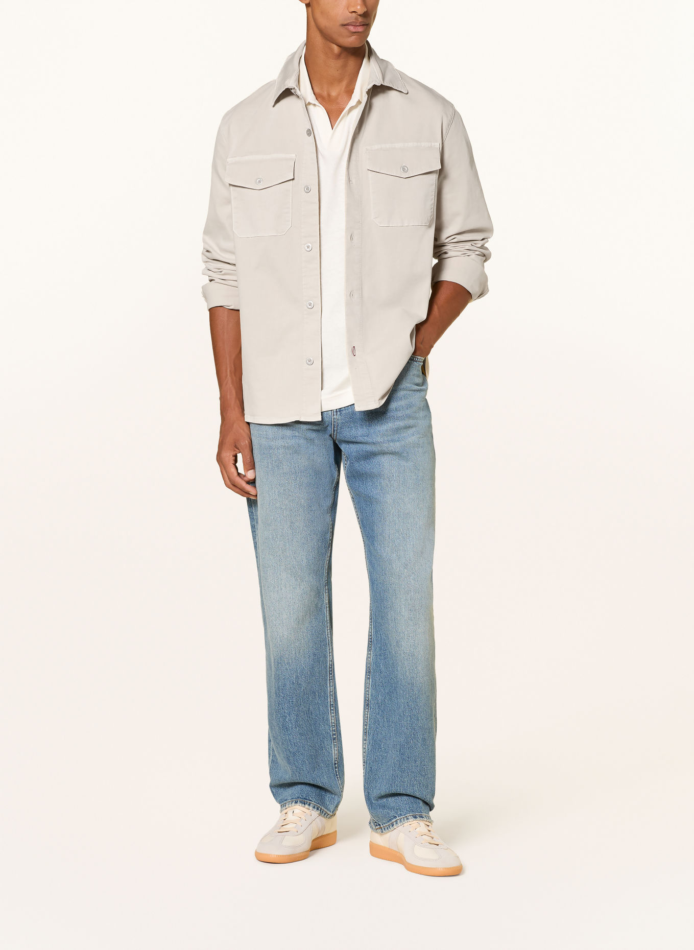 MAC Overshirt: HELLGRAU