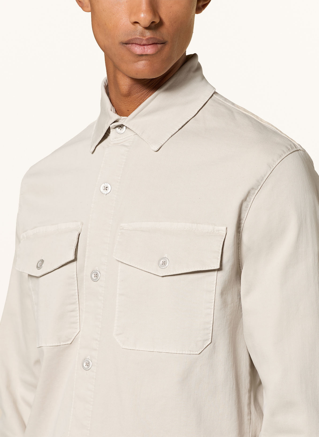 MAC Overshirt: HELLGRAU