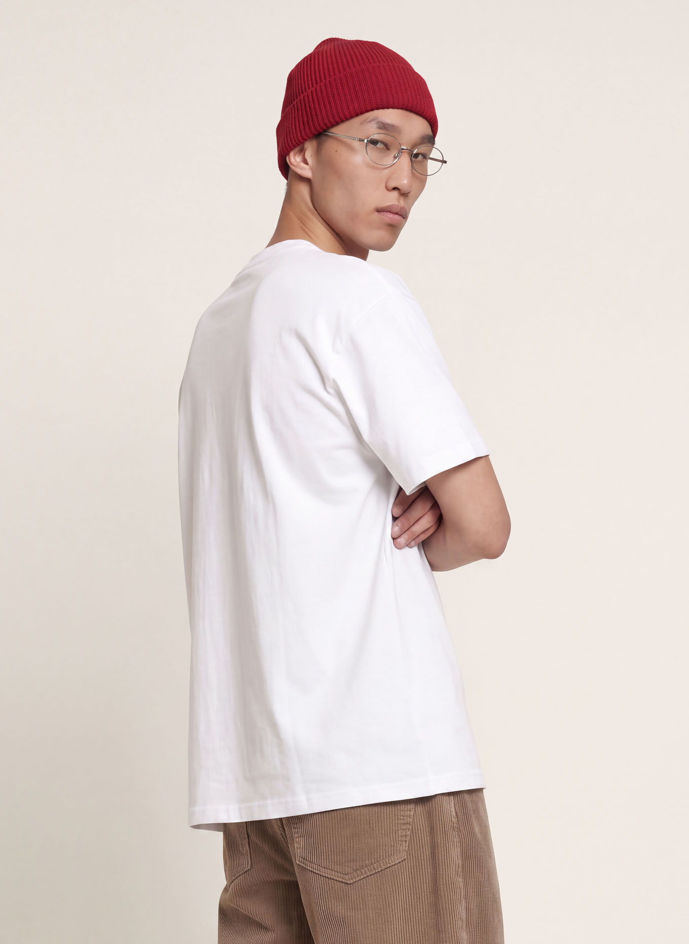 carhartt WIP T-shirt: VIT / LJUSBRUN / BEIGE