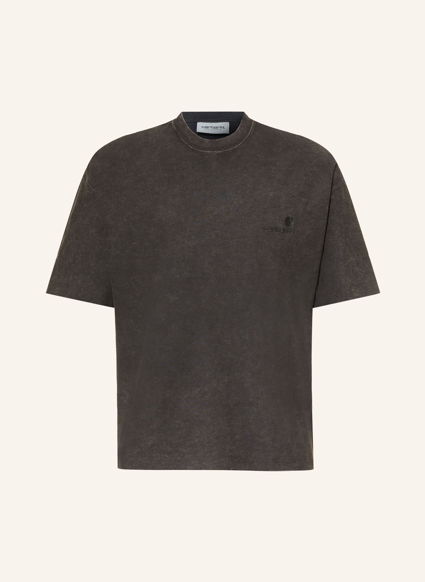 carhartt WIP LAMBERT T-shirt: BLACK